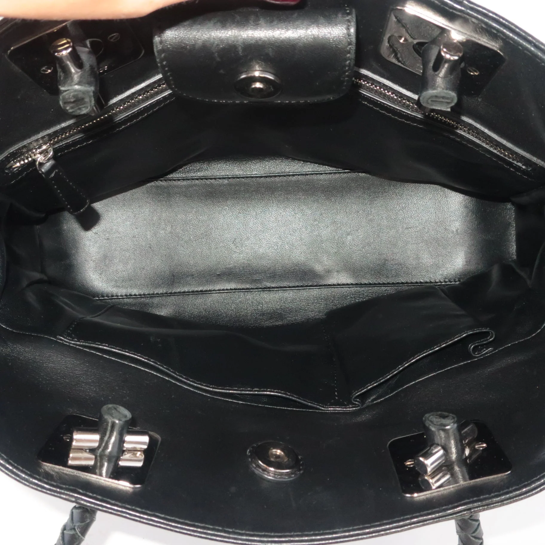 Сhristian Dior Black Cannage Lambskin Tote - Image 4