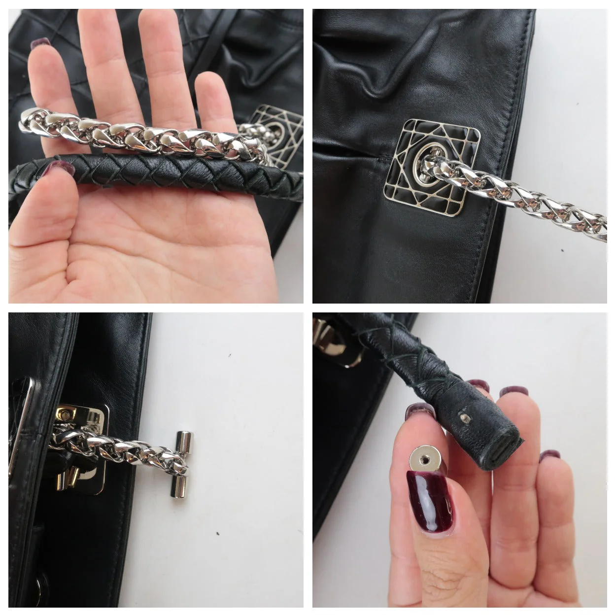 Сhristian Dior Black Cannage Lambskin Tote - Image 5