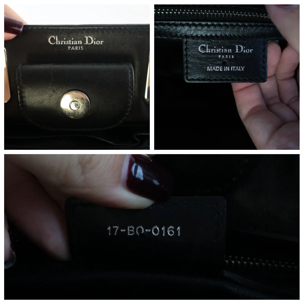Сhristian Dior Black Cannage Lambskin Tote - Image 6