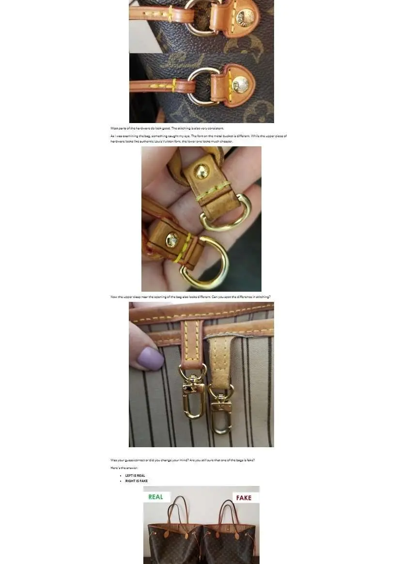 Authentication of a Louis Vuitton / Dior / Gucci item (with Certificate and Detailed Explanation) - Image 3