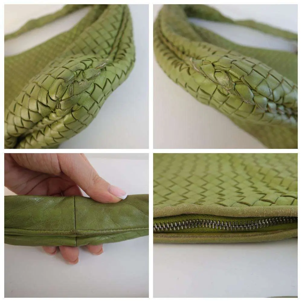 Bottega Veneta Green Intrecciatto Shoulder Hobo bag - Image 5