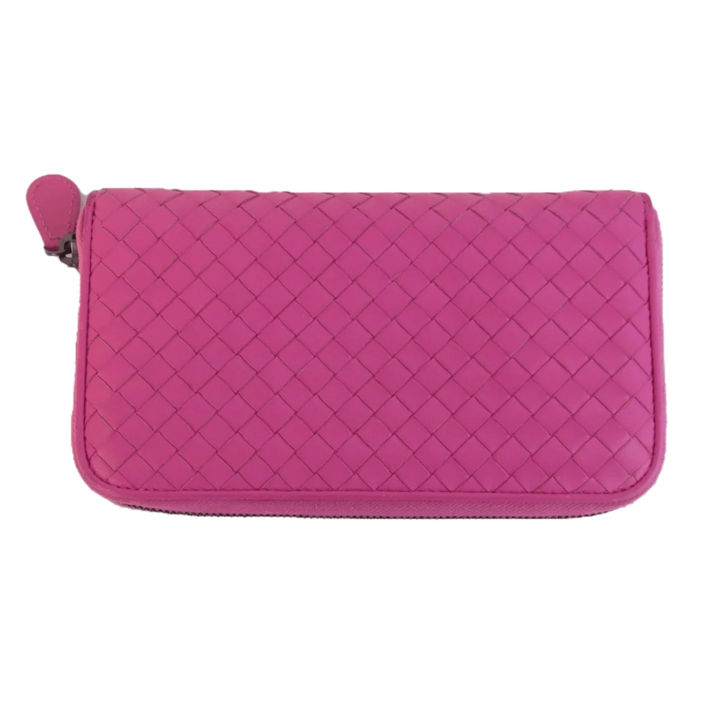 Bottega Veneta Pink Intrecciato Nappa Leather Wallet - Image 2