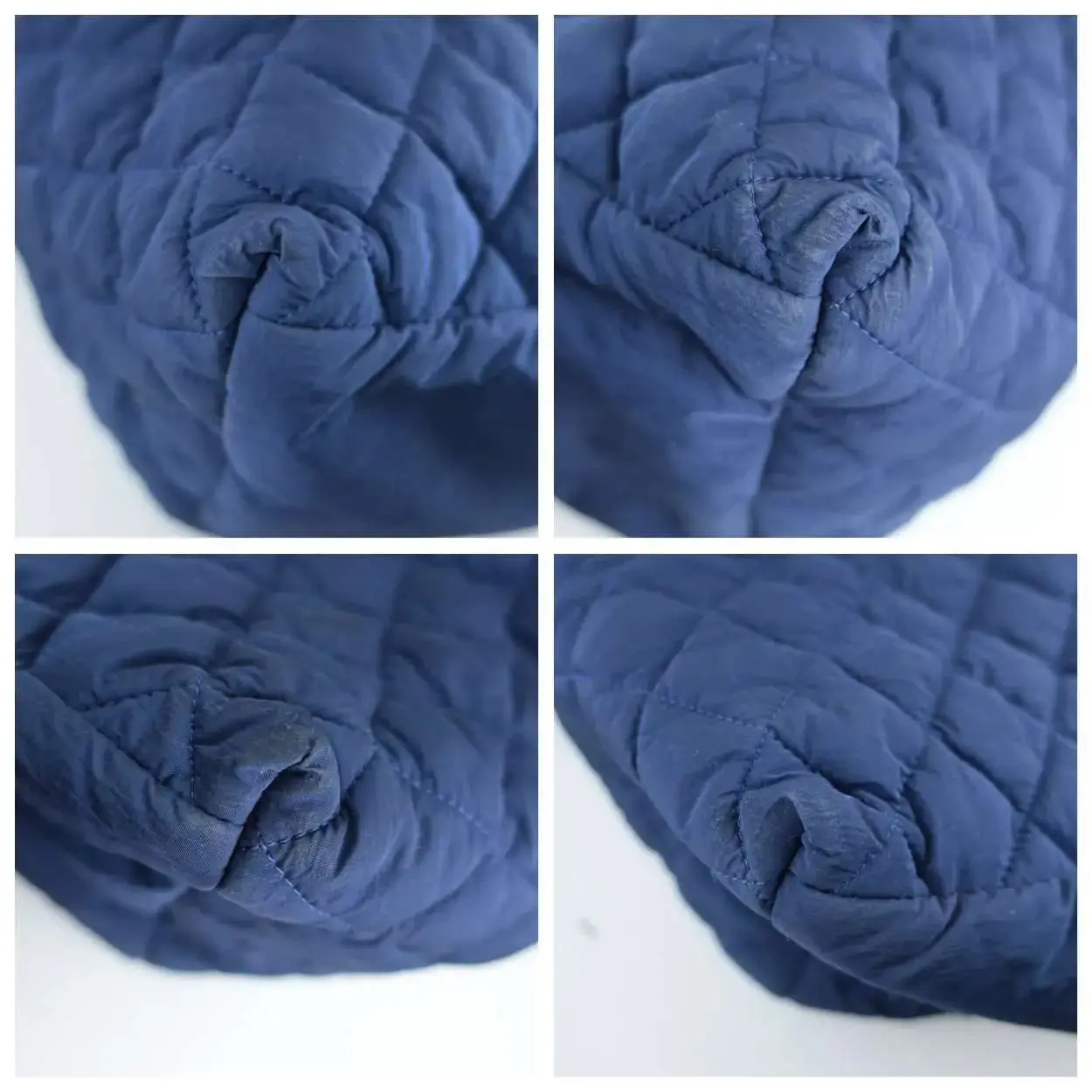 Chanel Blue Khaki Nylon Reversible Cocoon Tote Bag - Image 6