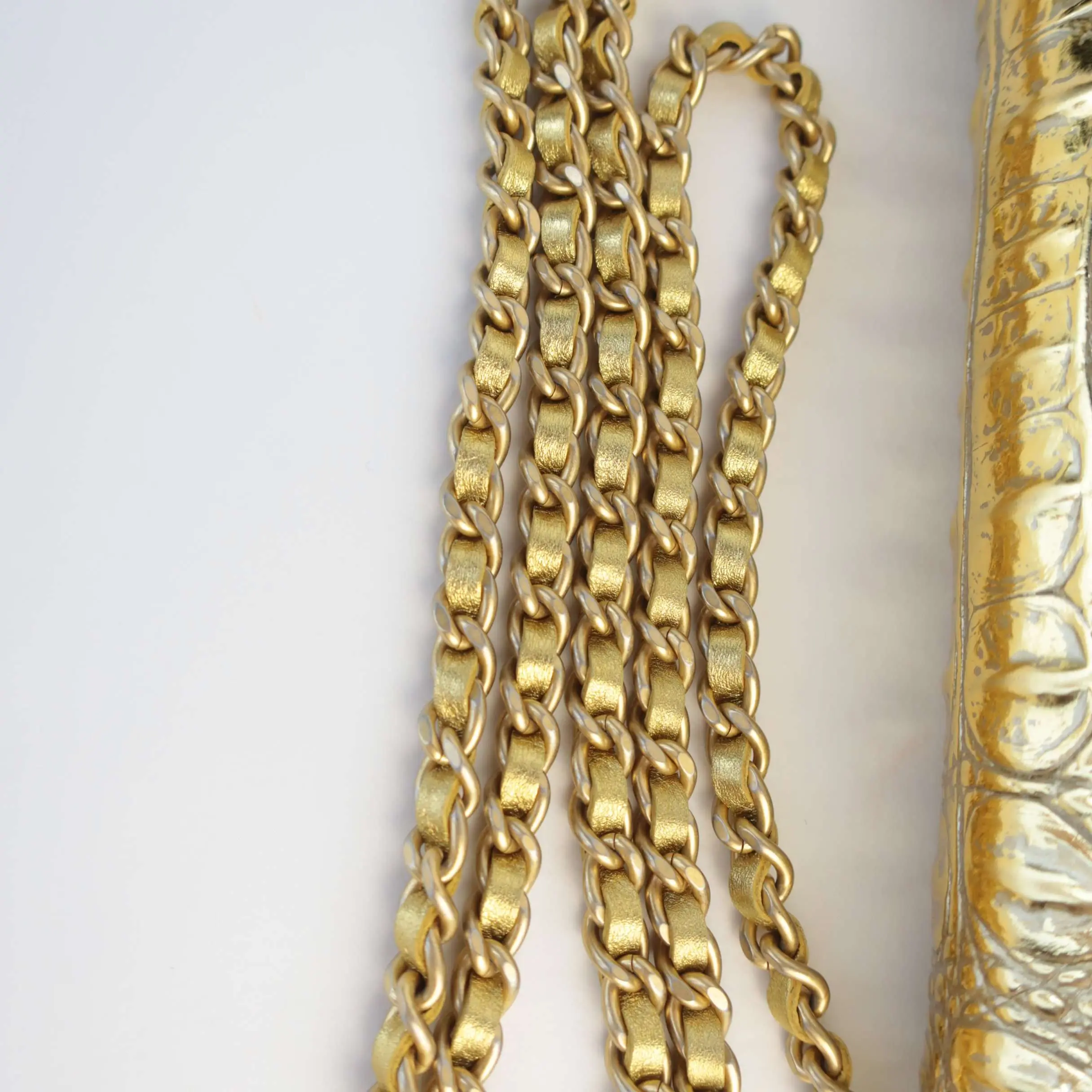 Chanel Runway Metallic Crocodile Embossed WOC - Image 15
