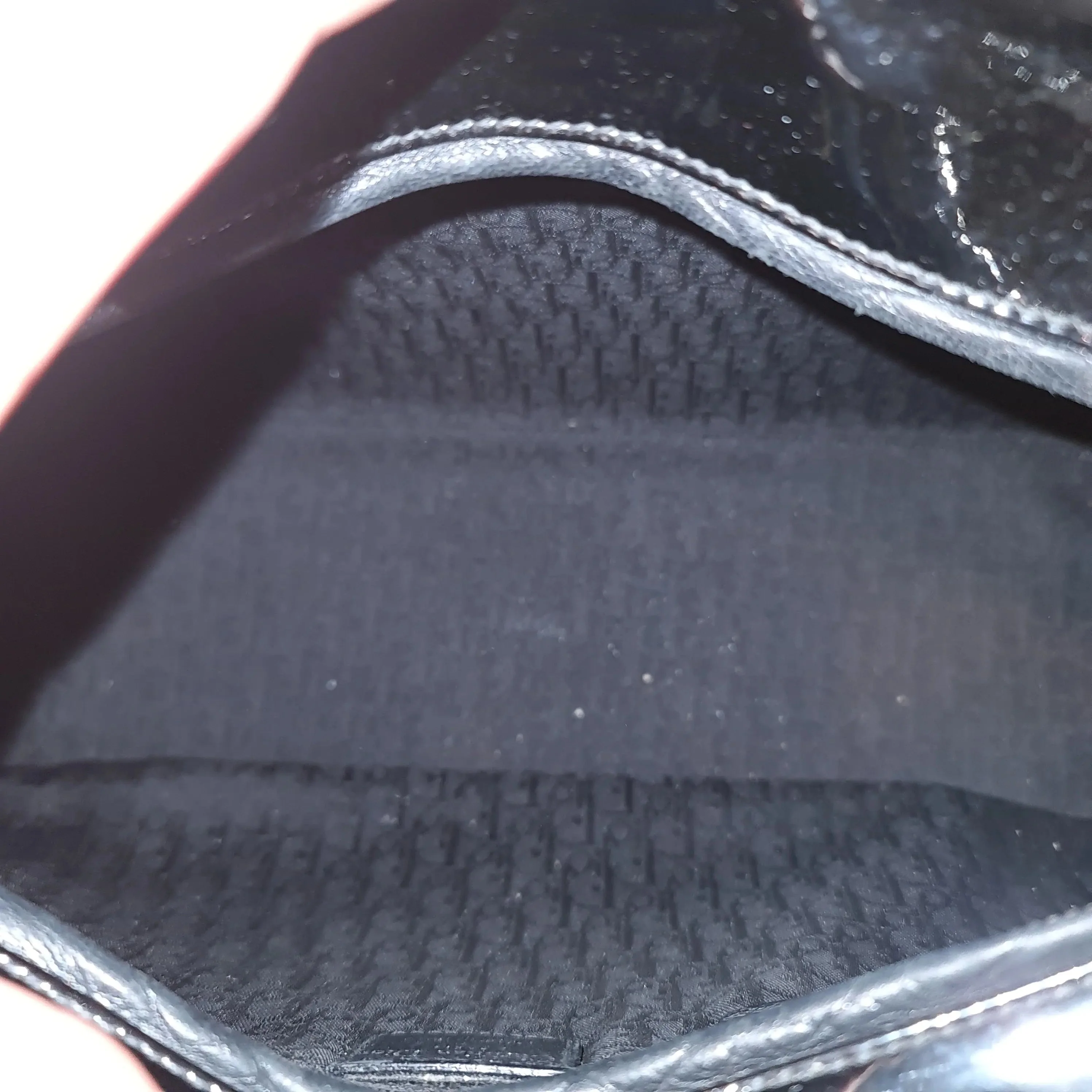Christian Dior Black Cannage Patent Leather Large Lady Dior Bag (771) - Image 11
