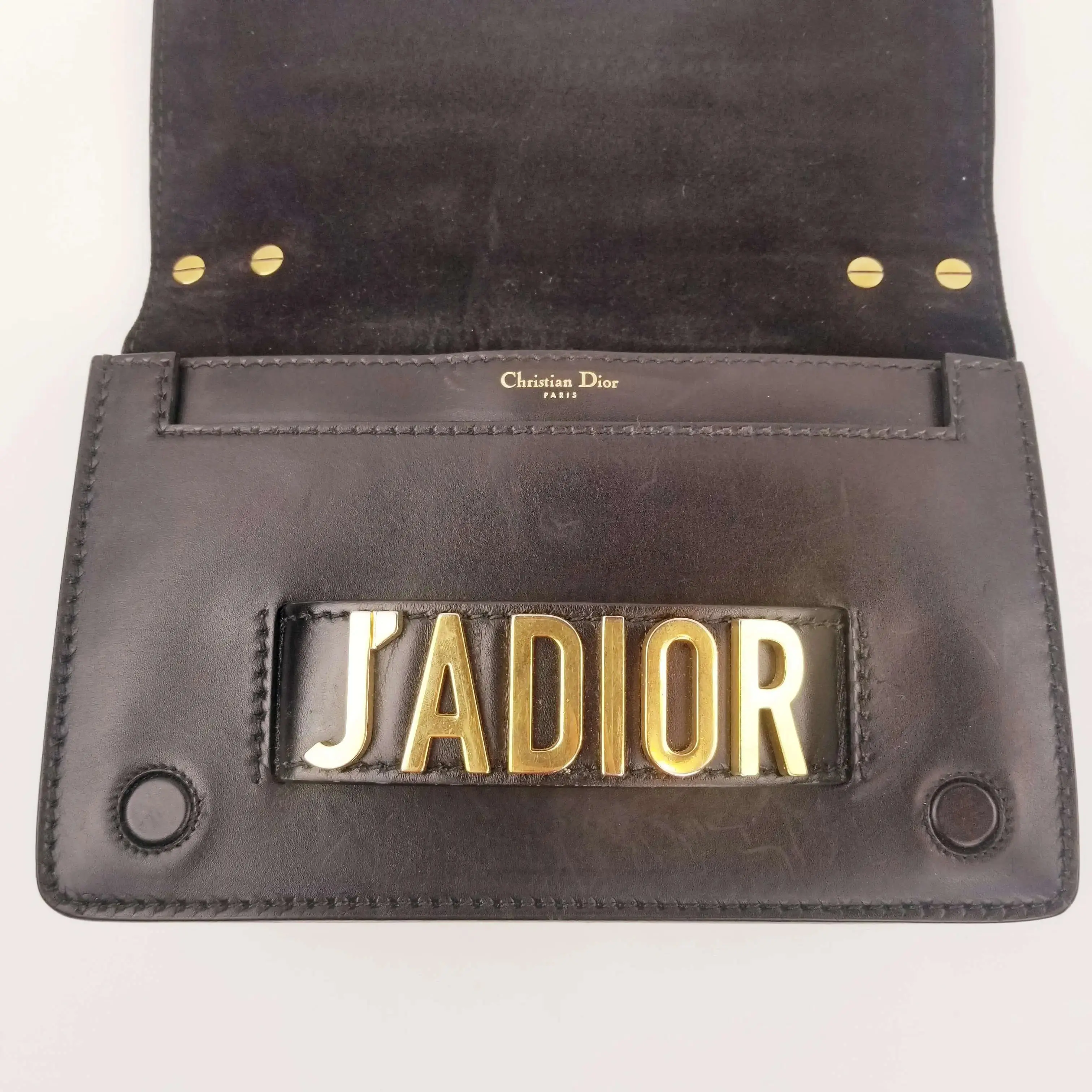 Christian Dior Black Leather J'ADIOR Chain Flap Bag - Image 17