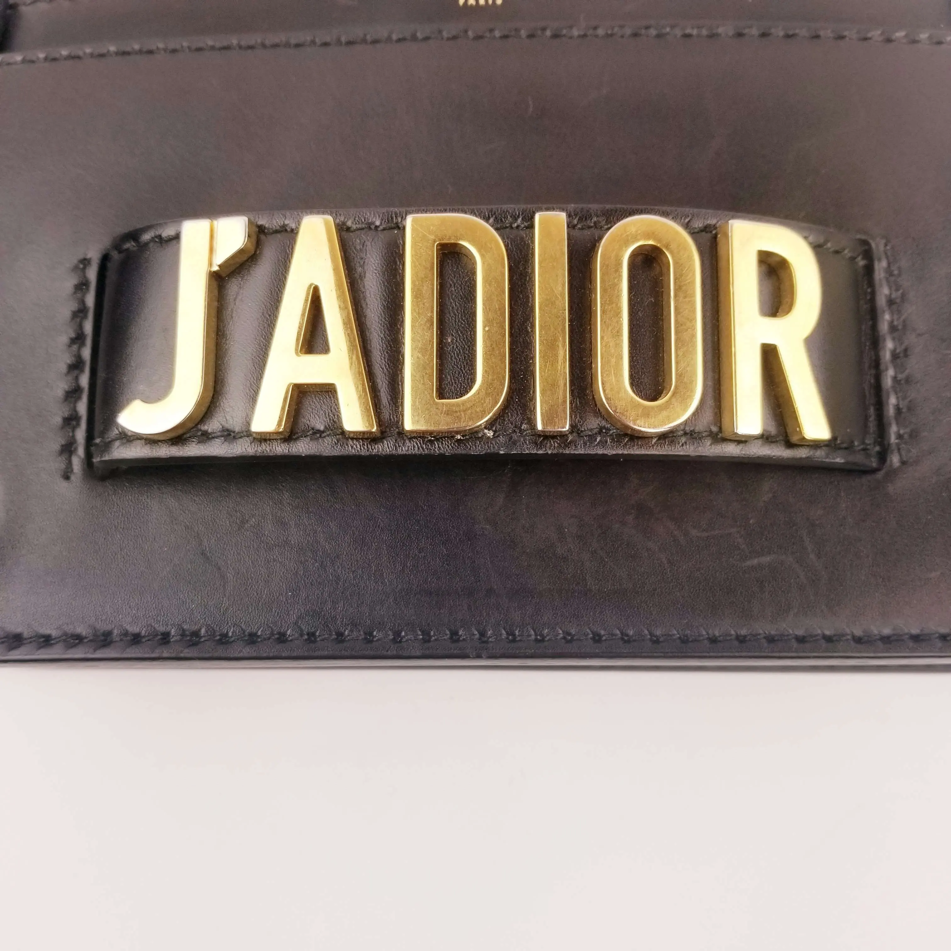 Christian Dior Black Leather J'ADIOR Chain Flap Bag - Image 18