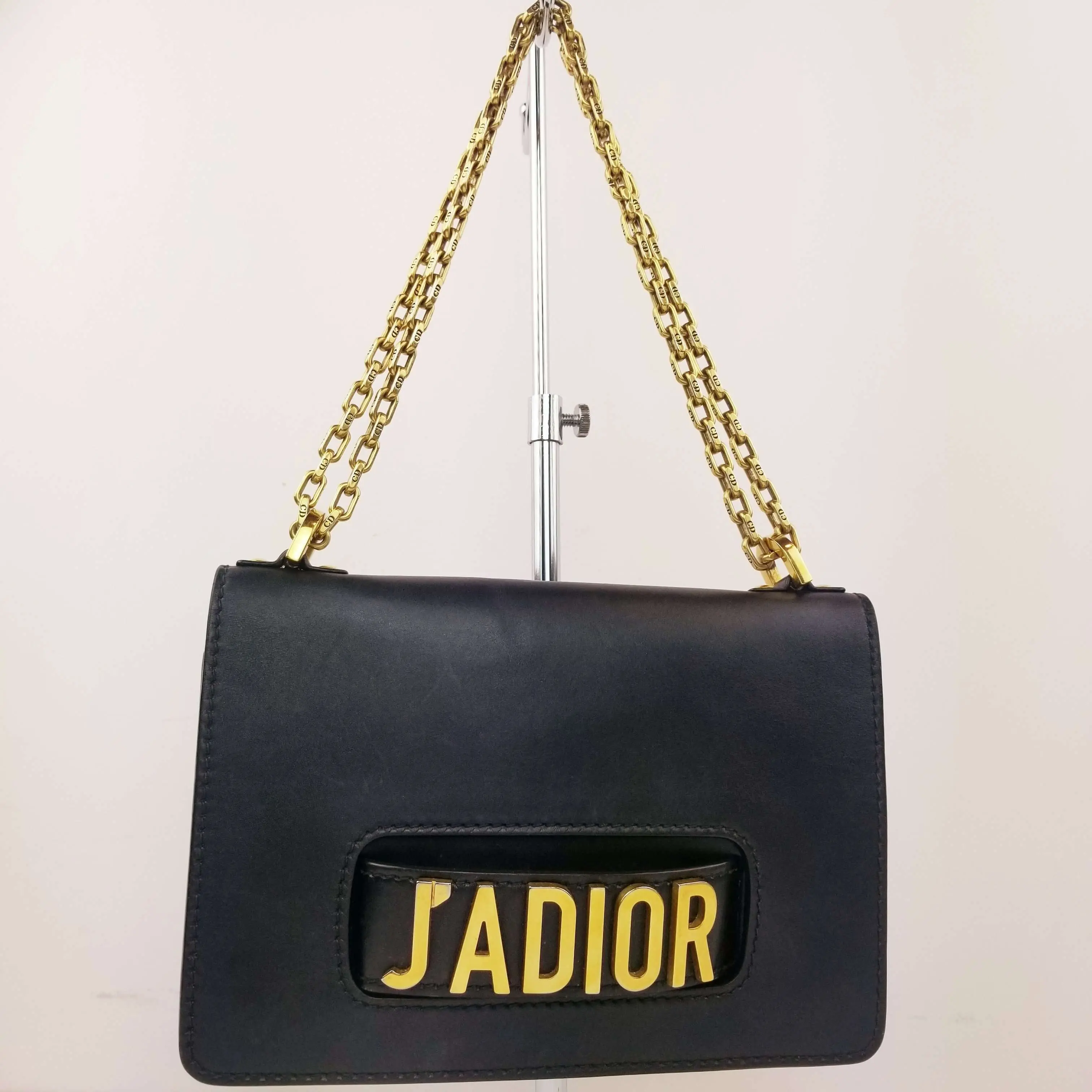 Christian Dior Black Leather J'ADIOR Chain Flap Bag - Image 2