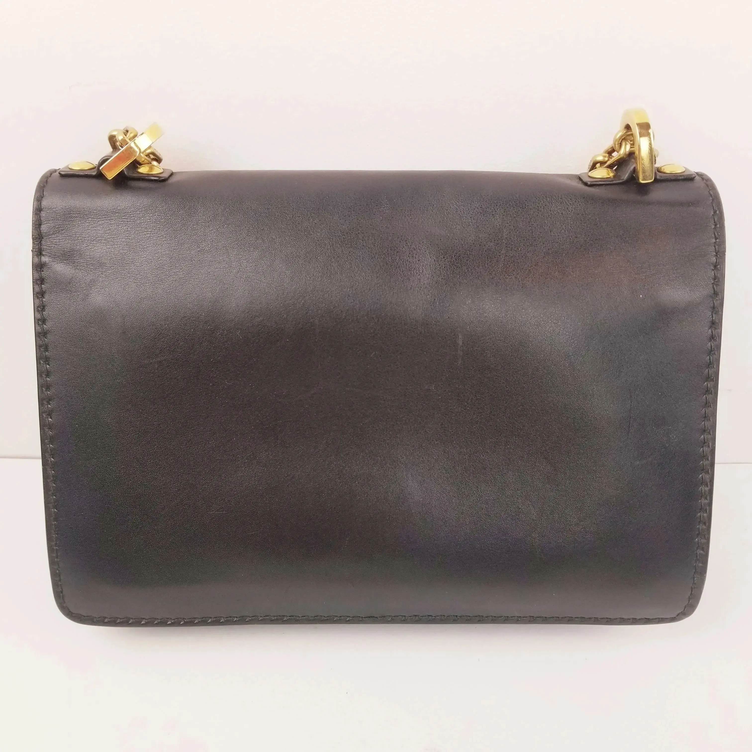 Christian Dior Black Leather J'ADIOR Chain Flap Bag - Image 6