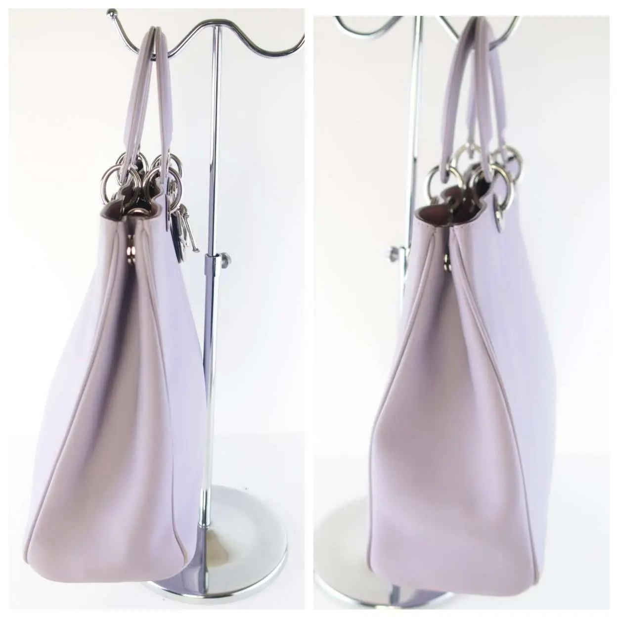 Christian Dior Limited Edition Large Lilac Diorissimo Shoulder Bag - Image 10