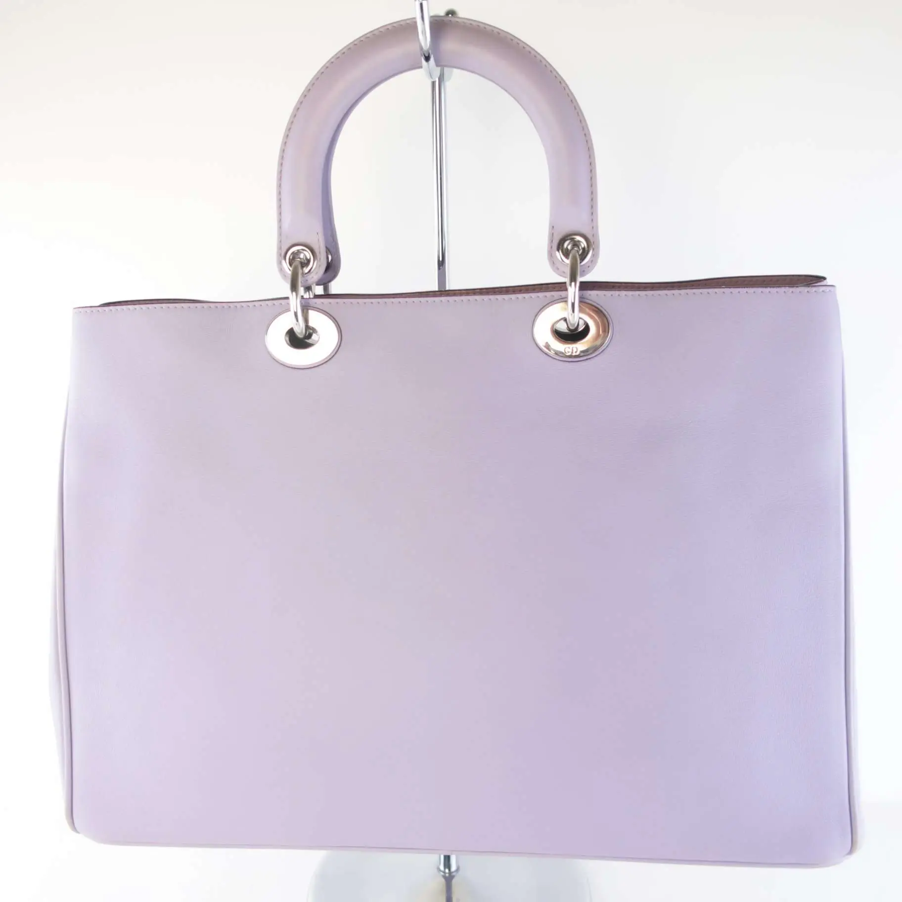Christian Dior Limited Edition Large Lilac Diorissimo Shoulder Bag - Image 5