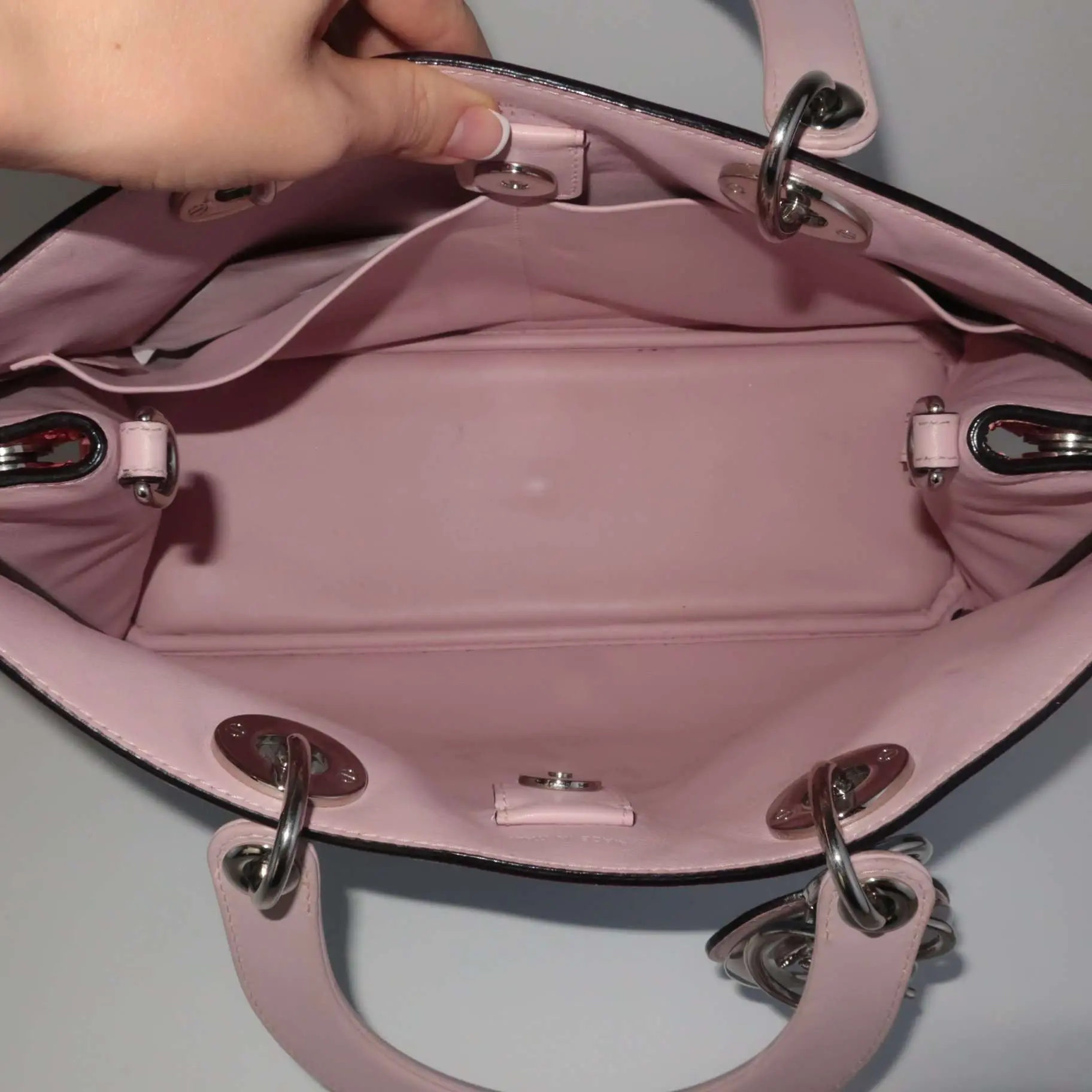 Christian Dior Limited Edition Medium Diorissimo Python Shoulder Bag - Image 6