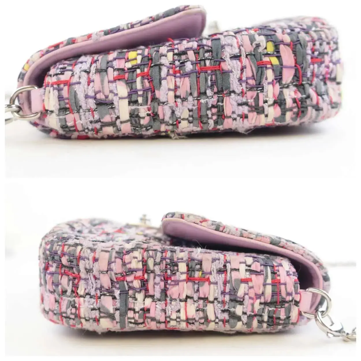 Christian Dior Limited Edition Tweed Miss Dior Clutch - Image 8