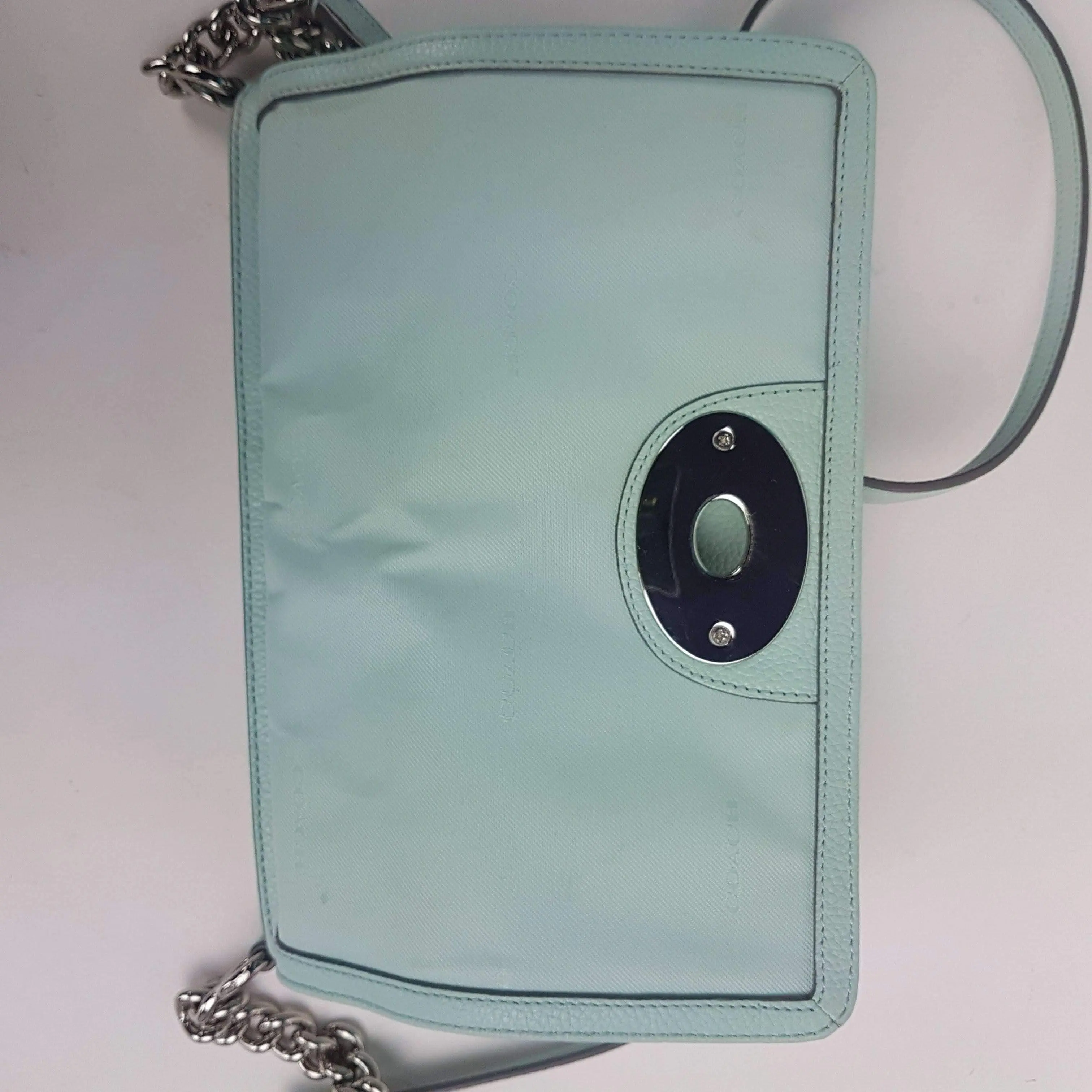 Coach Crosstown Crossbody Bag In Pebble Leather Light Green - Image 17