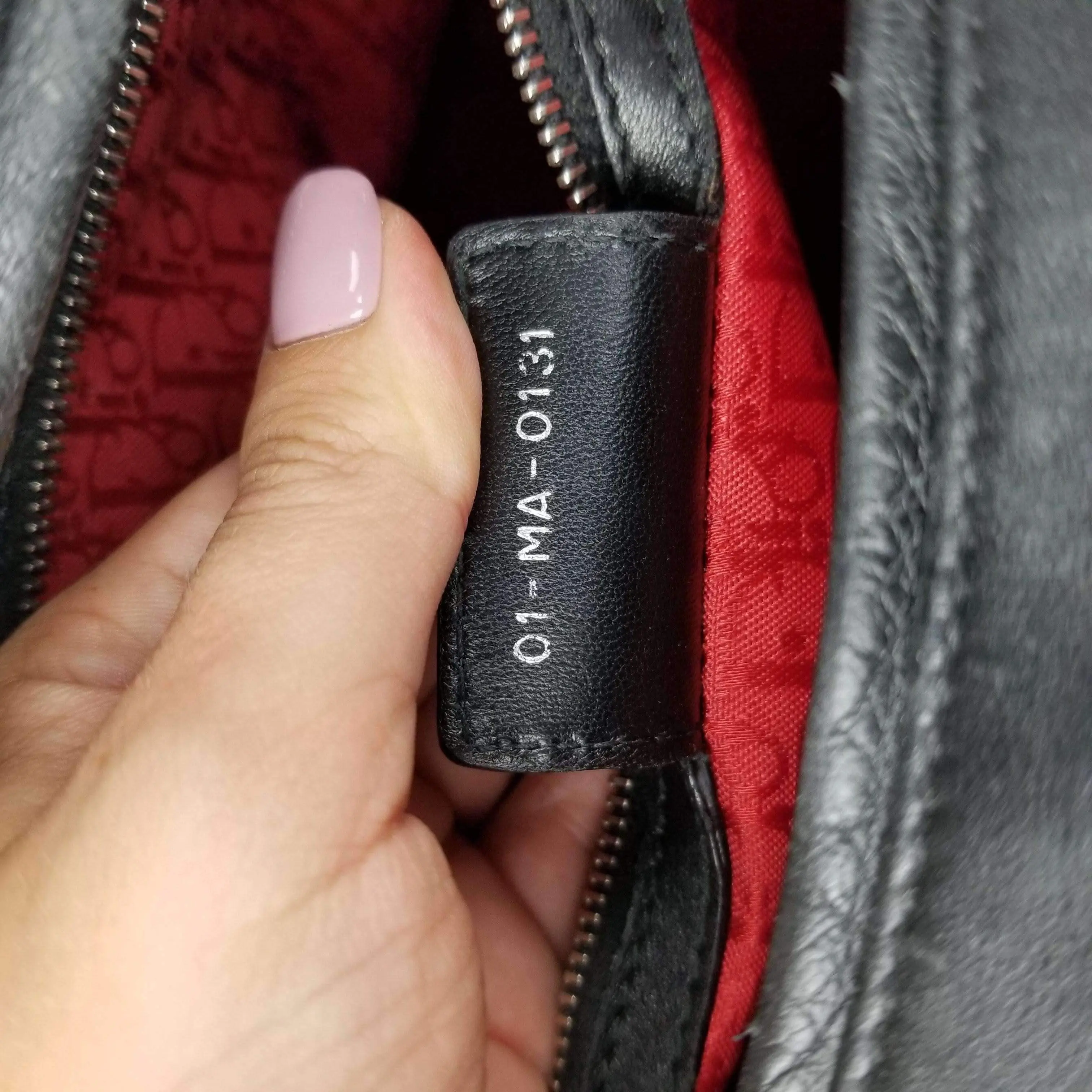 Dior Lady Dior Large Black Lambskin Bag - Image 15