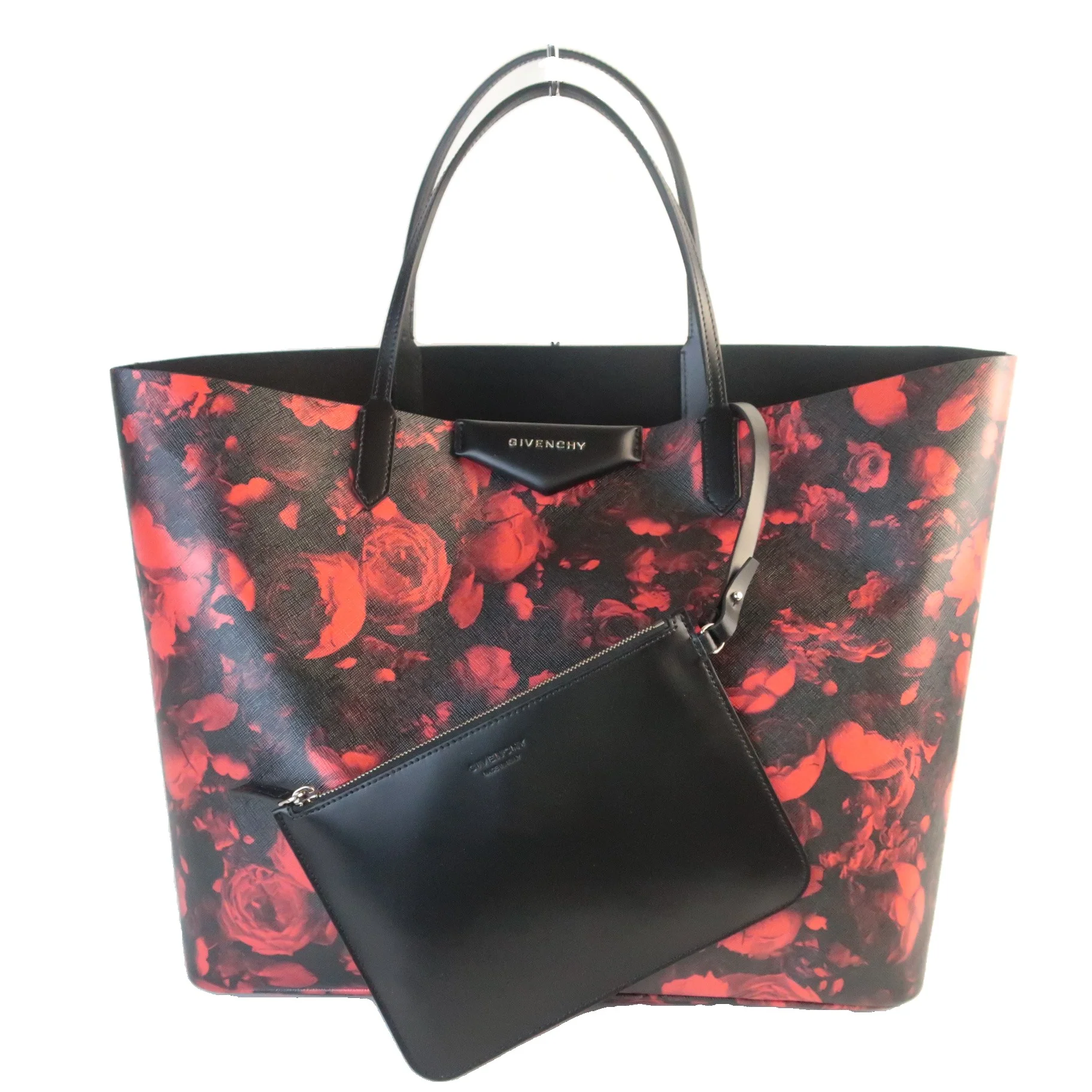 Givenchy Floral Print Coated Canvas Antigona Large Tote - Image 2