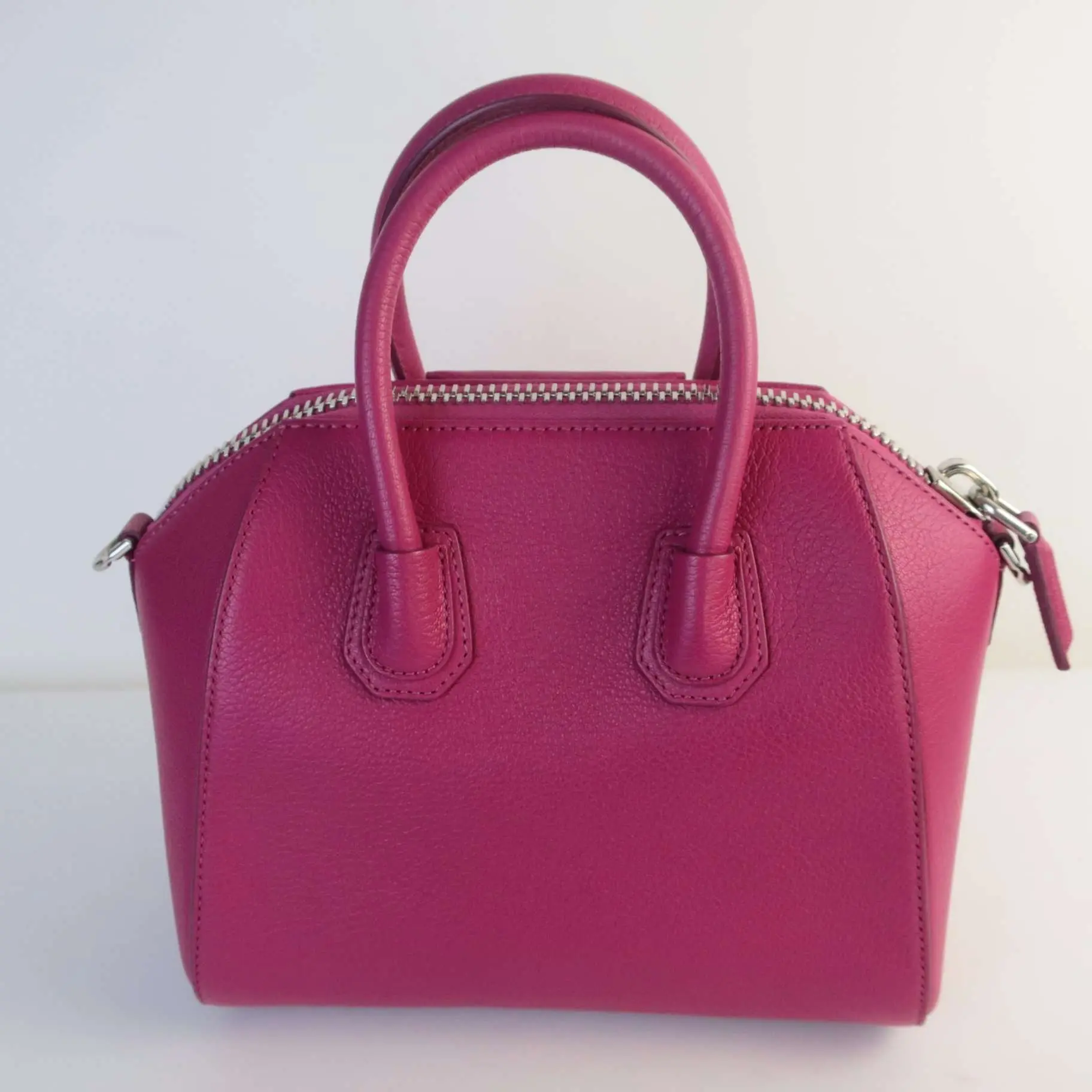 Givenchy Fuchsia Leather Mini Antigona Satchel - Image 5