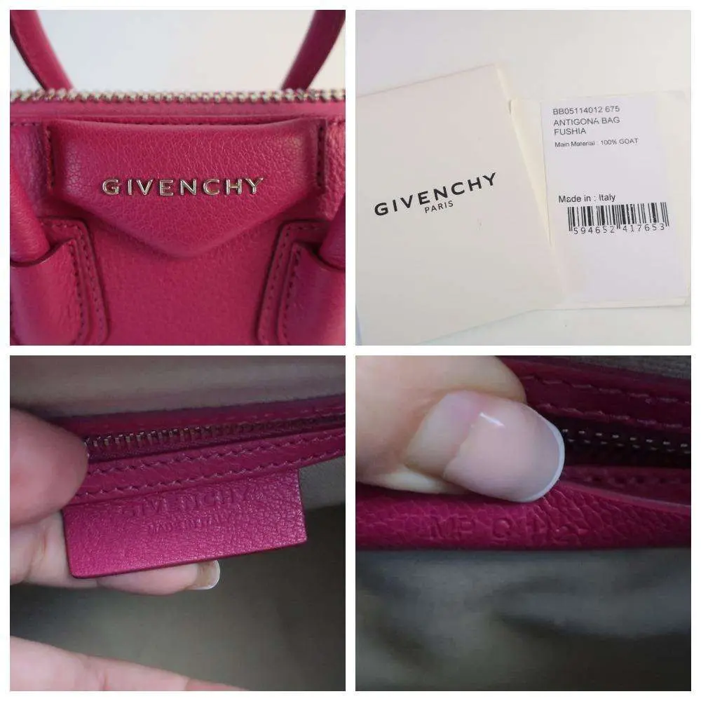 Givenchy Fuchsia Leather Mini Antigona Satchel - Image 7