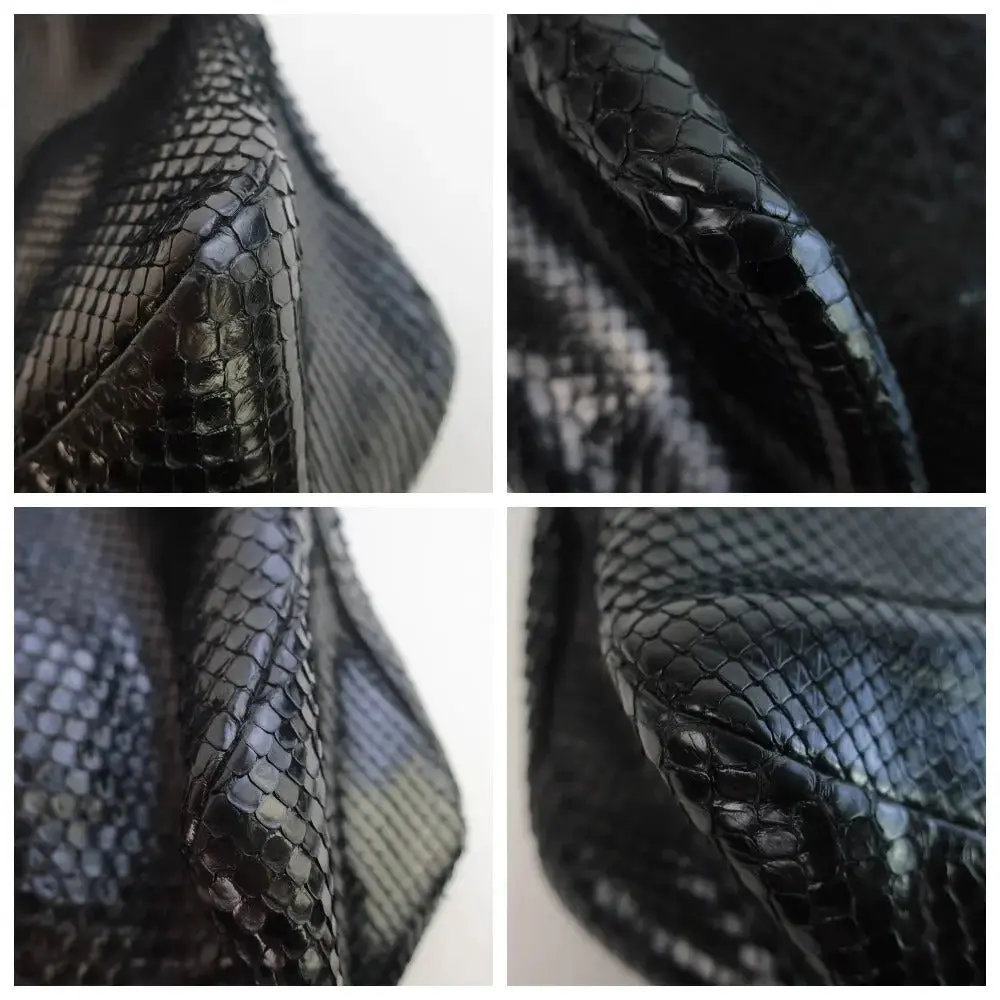 Gucci Black Python Large Horsebit Hobo Bag - Image 8