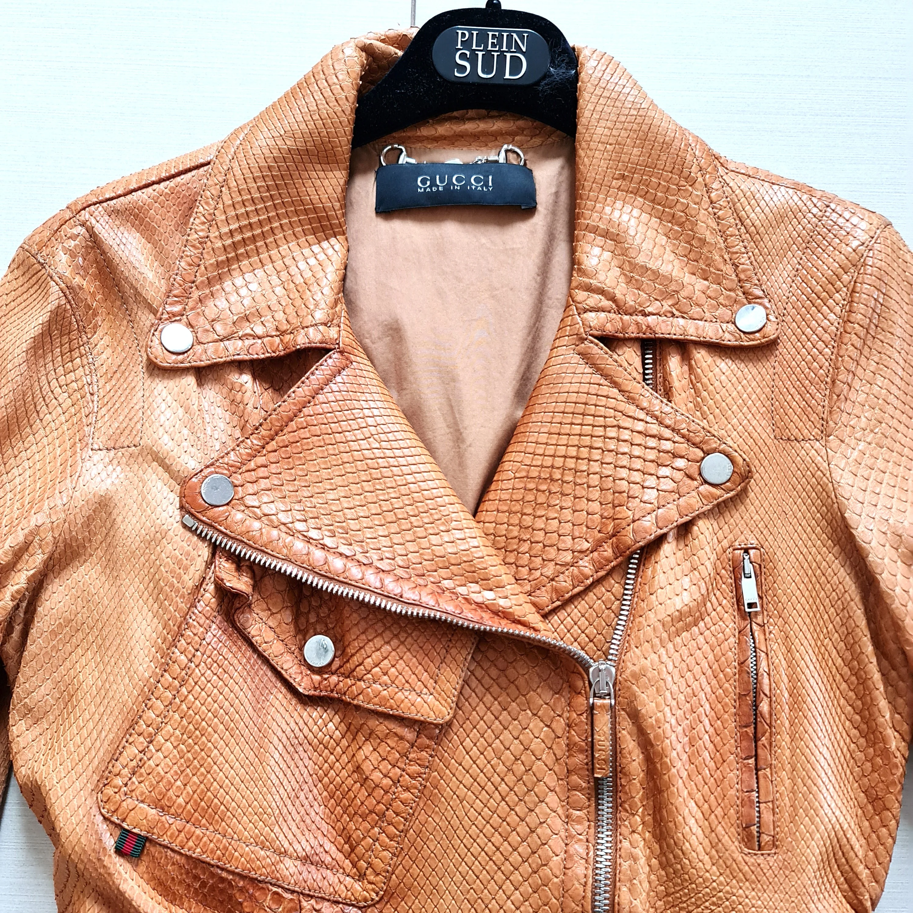 Gucci Golden Python Jacket 40IT (XS-S) - Image 8