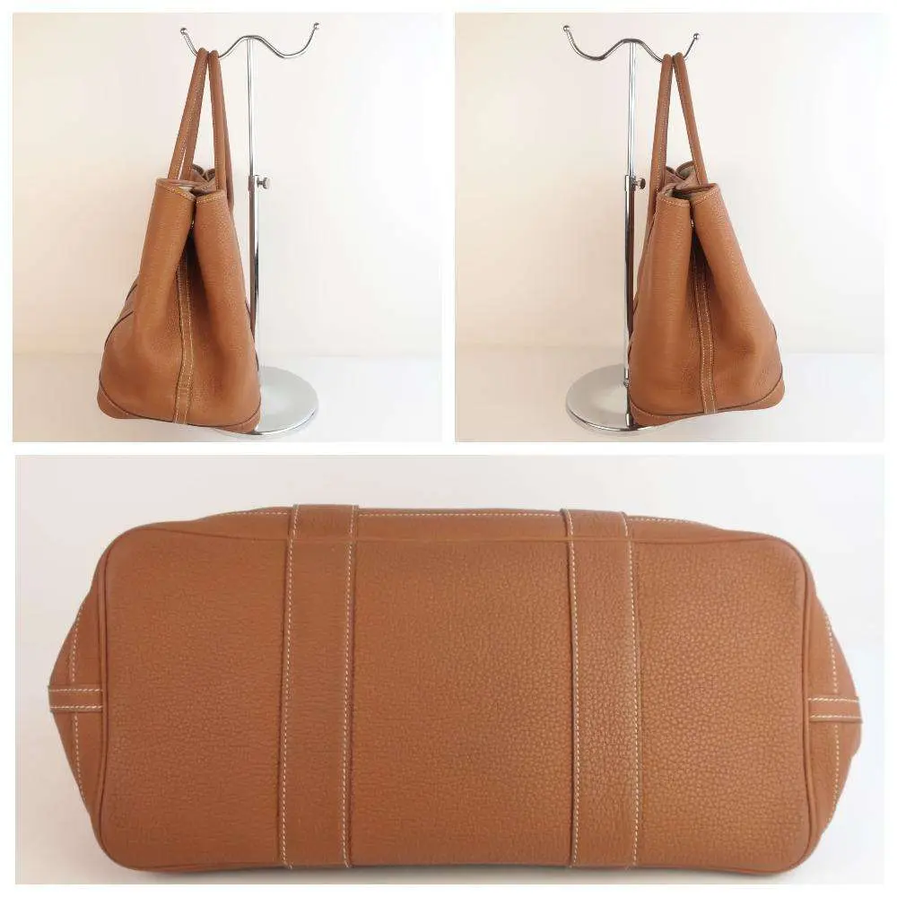 Hermes Gold Togo Garden Party MM 36 Bag - Image 5