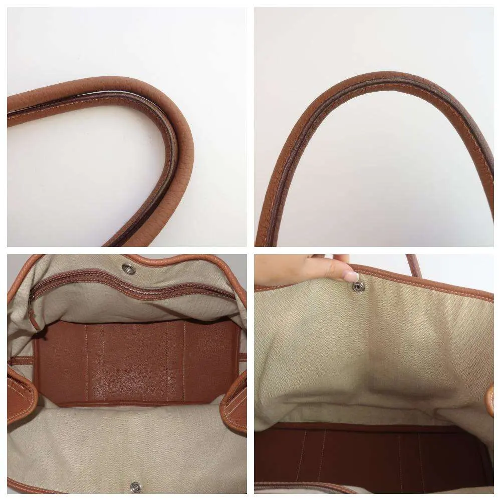 Hermes Gold Togo Garden Party MM 36 Bag - Image 9