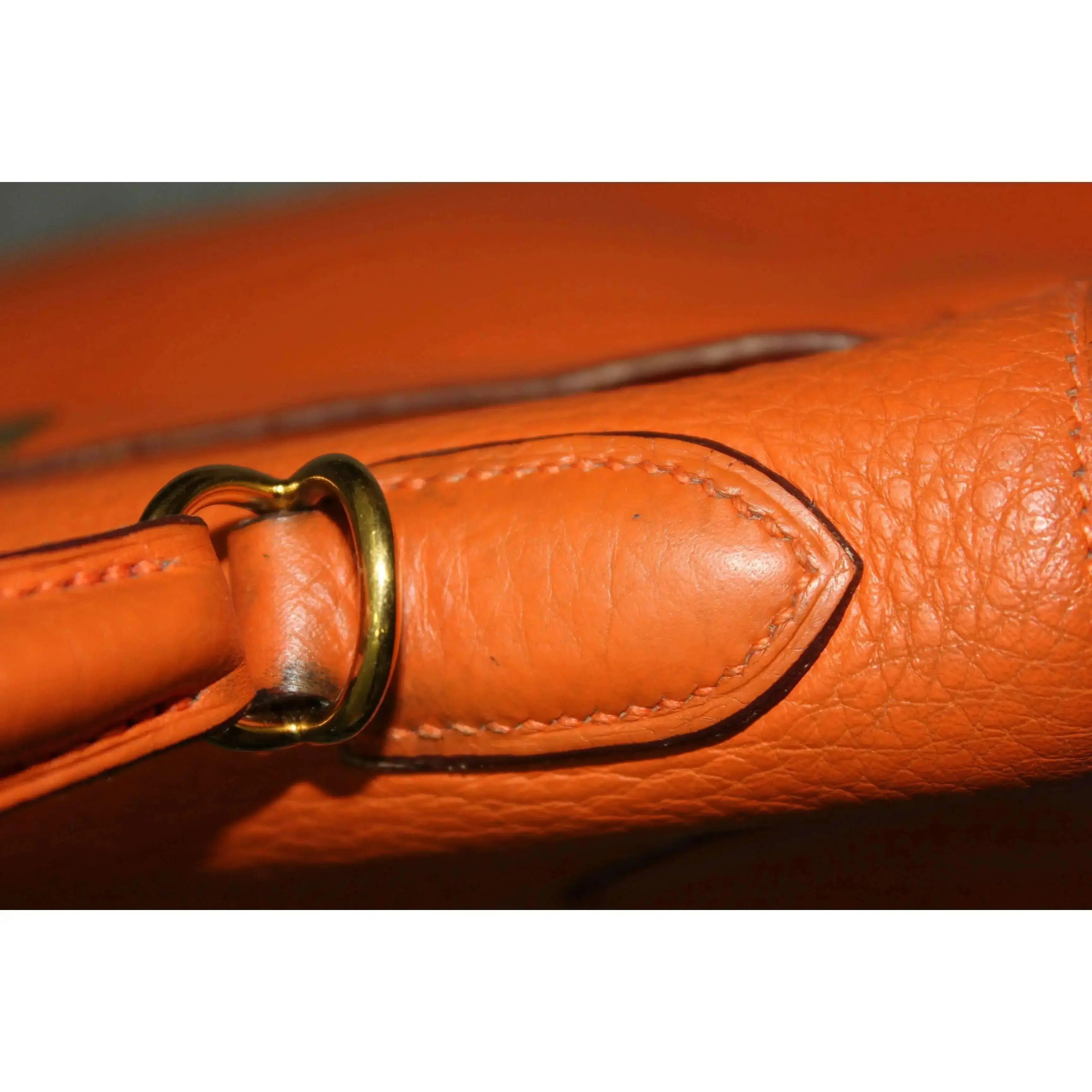 Hermes Kelly 32 Clemence Orange - Image 22