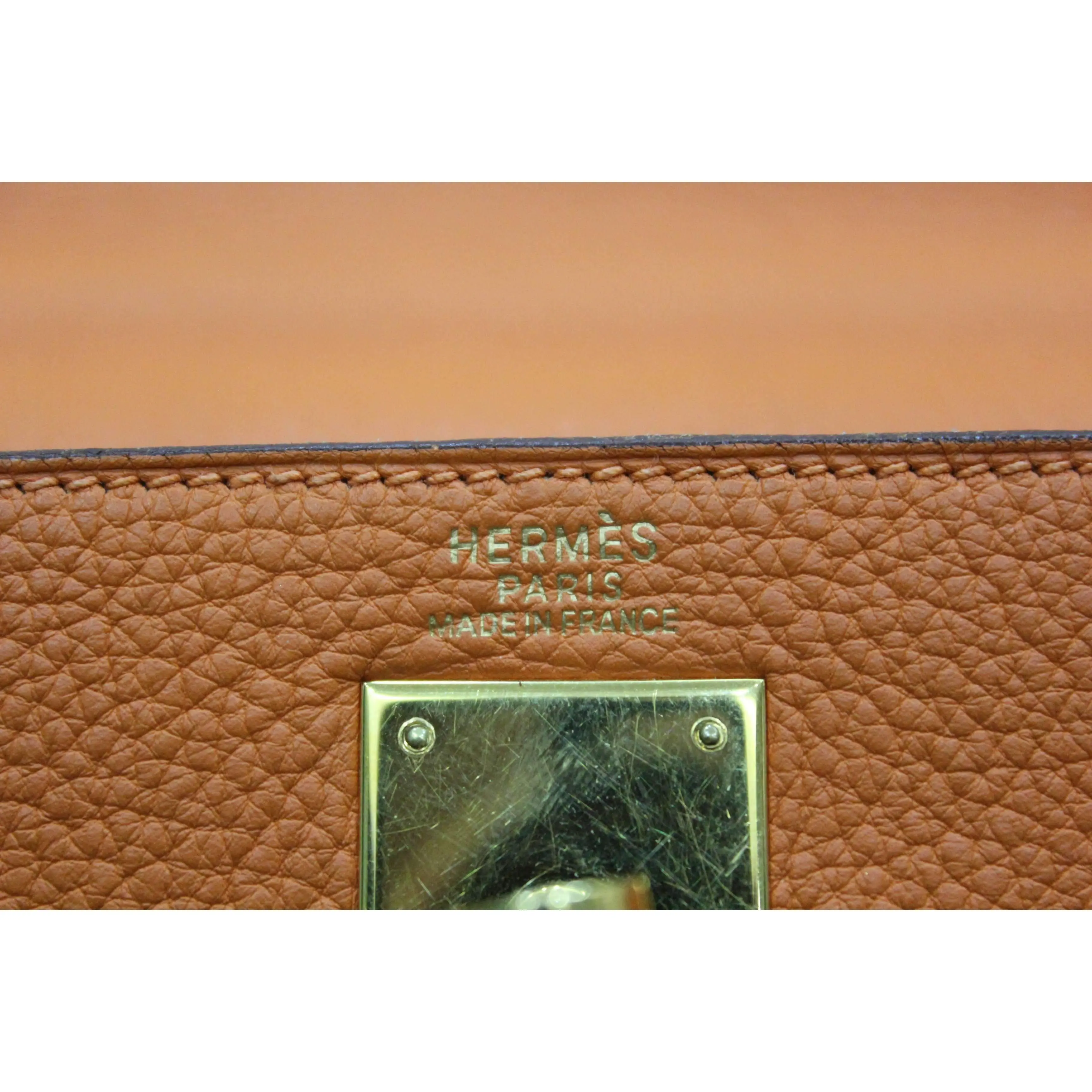 Hermes Kelly 32 Clemence Orange - Image 33