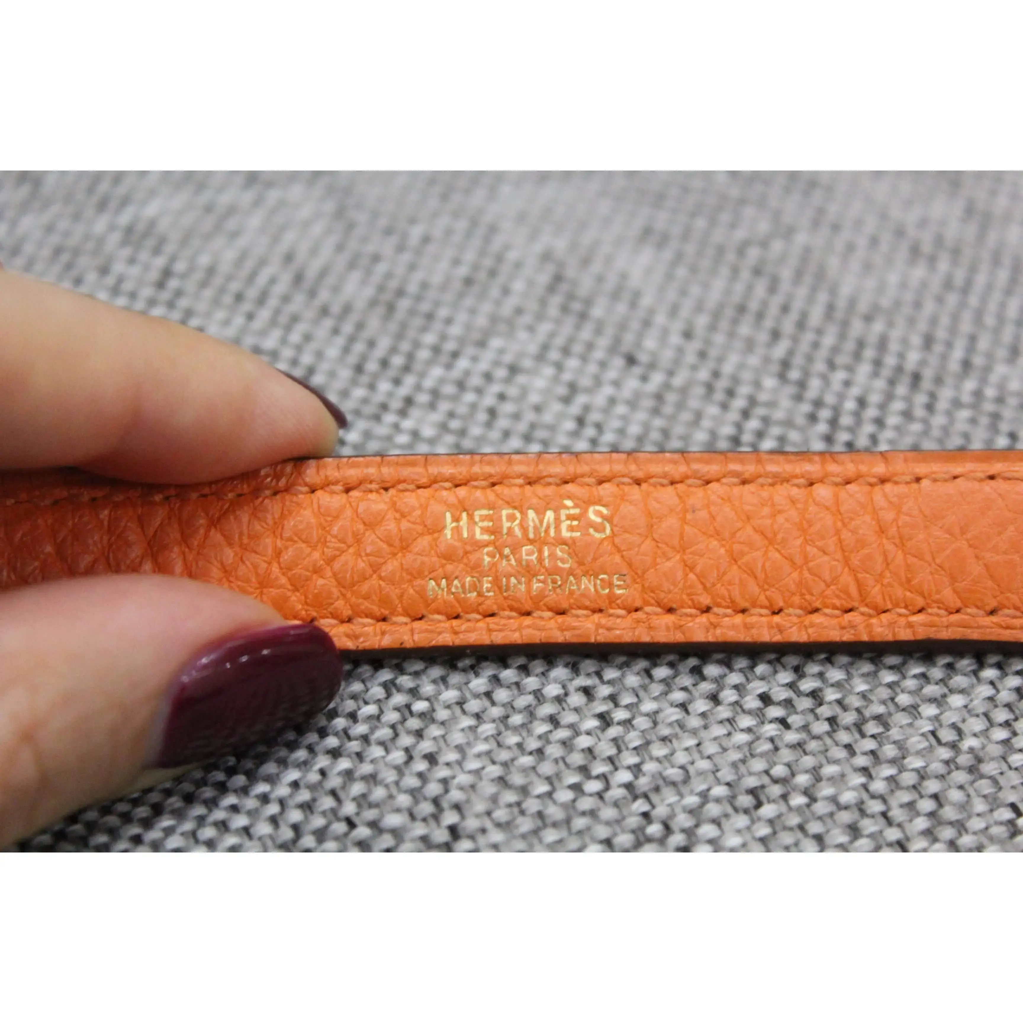 Hermes Kelly 32 Clemence Orange - Image 42