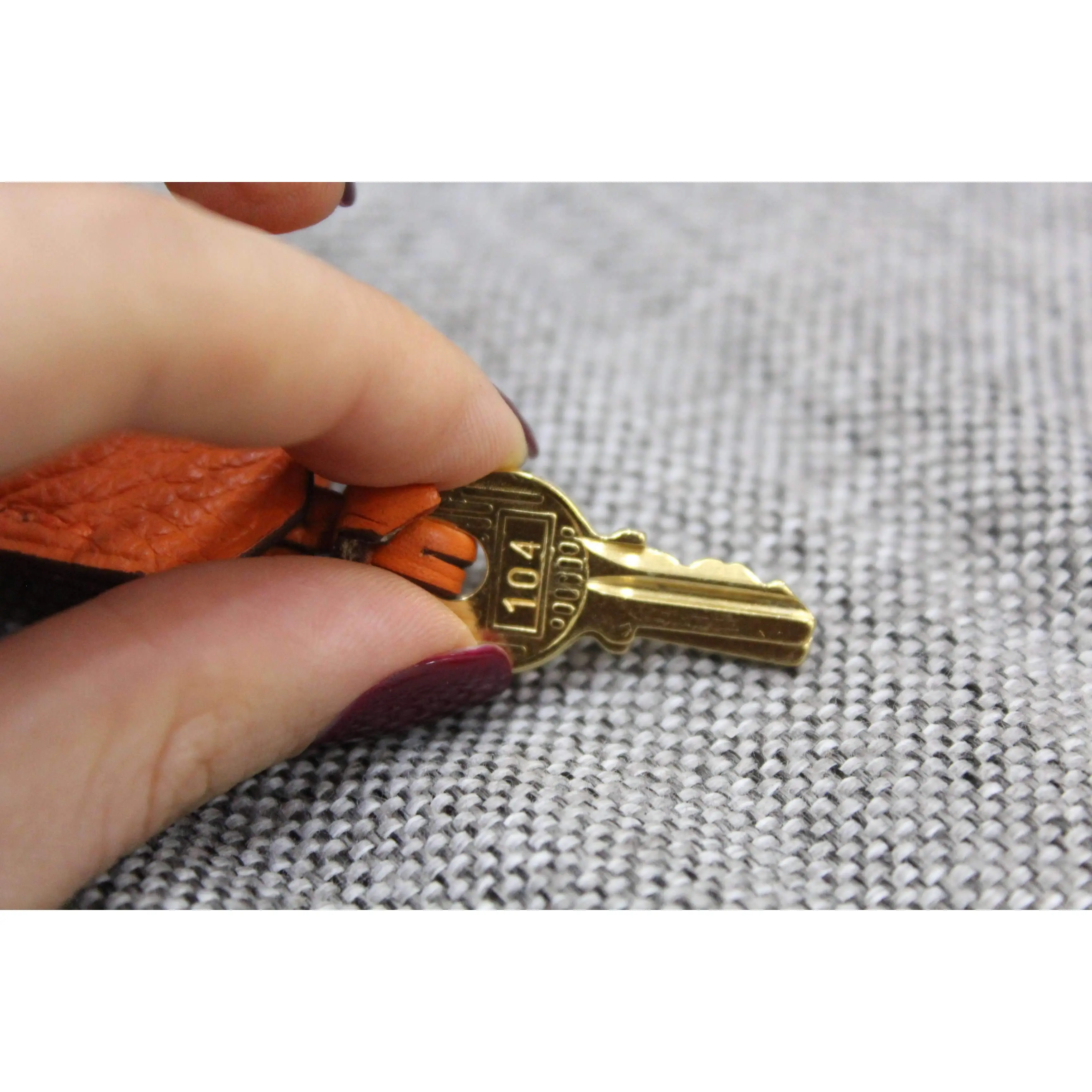 Hermes Kelly 32 Clemence Orange - Image 53