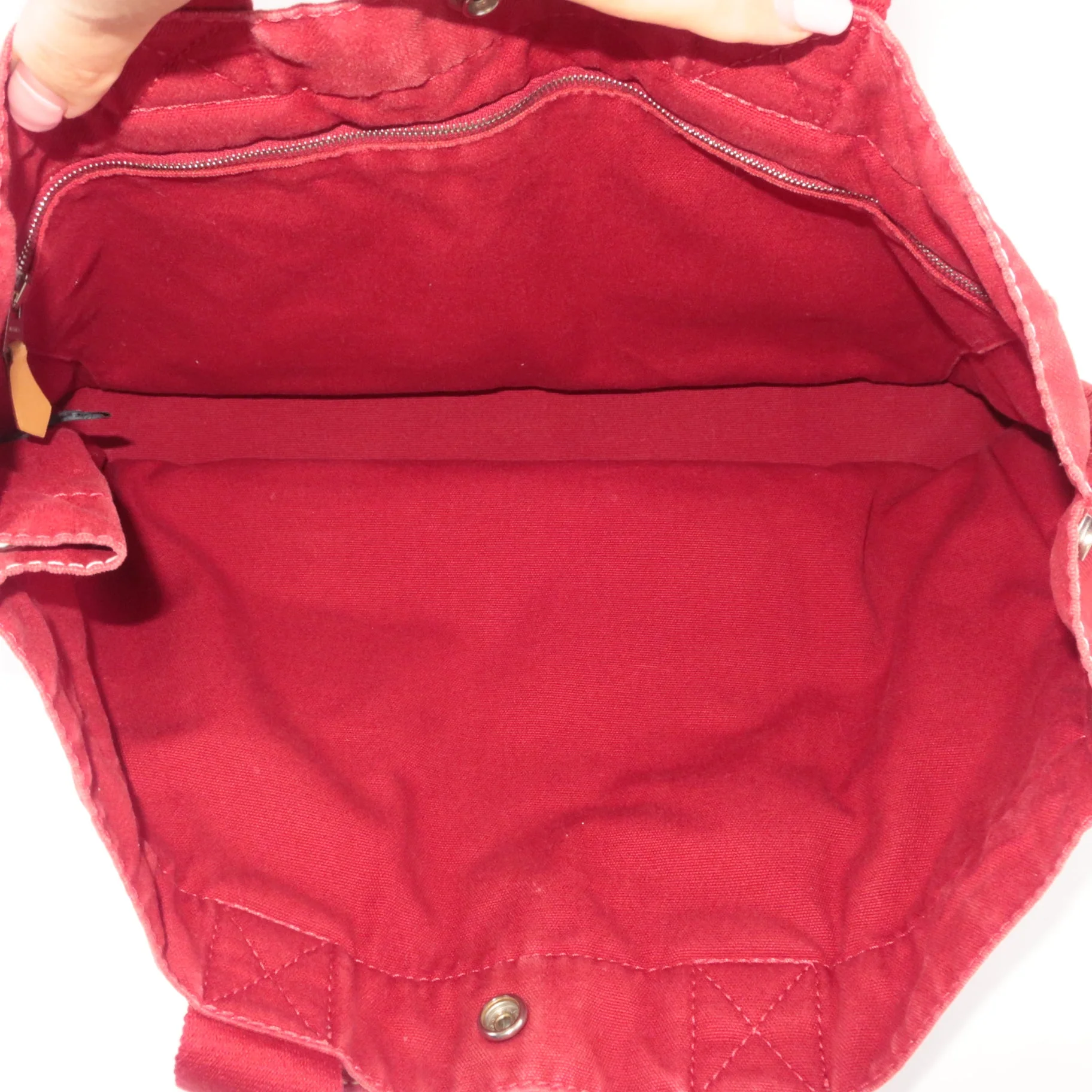 Hermes Red Cannes PM Beach Tote - Image 5