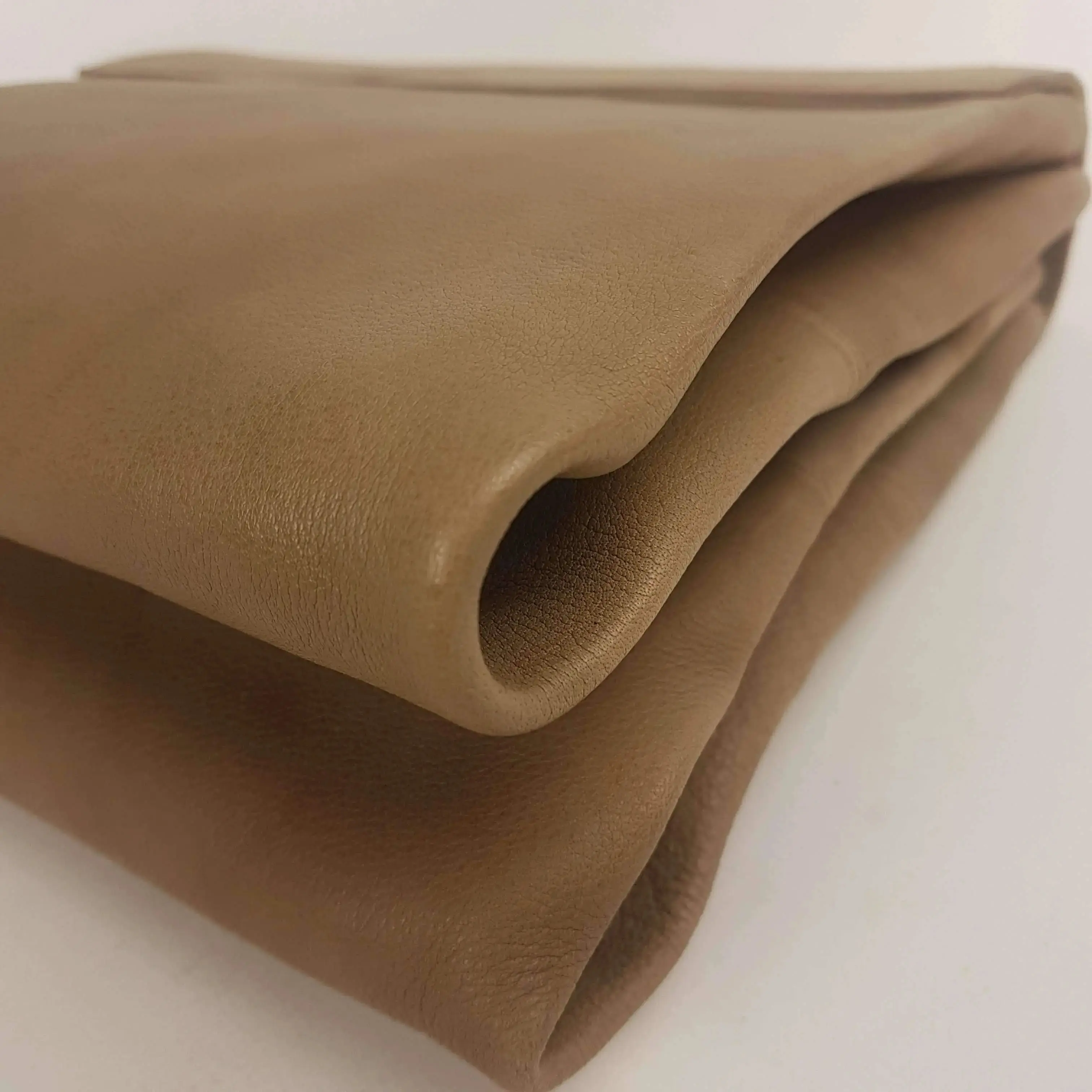 Iceberg Beige Leather Handbag with Chamois parts - Image 10