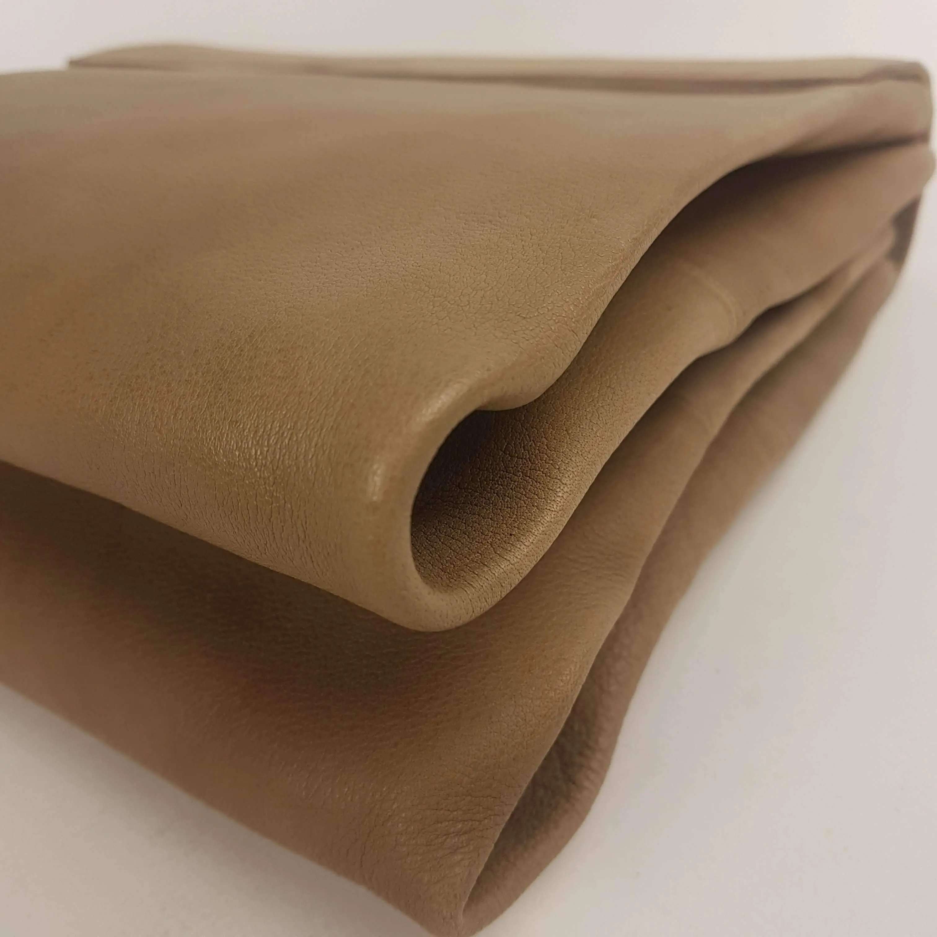 Iceberg Beige Leather Handbag with Chamois parts - Image 40
