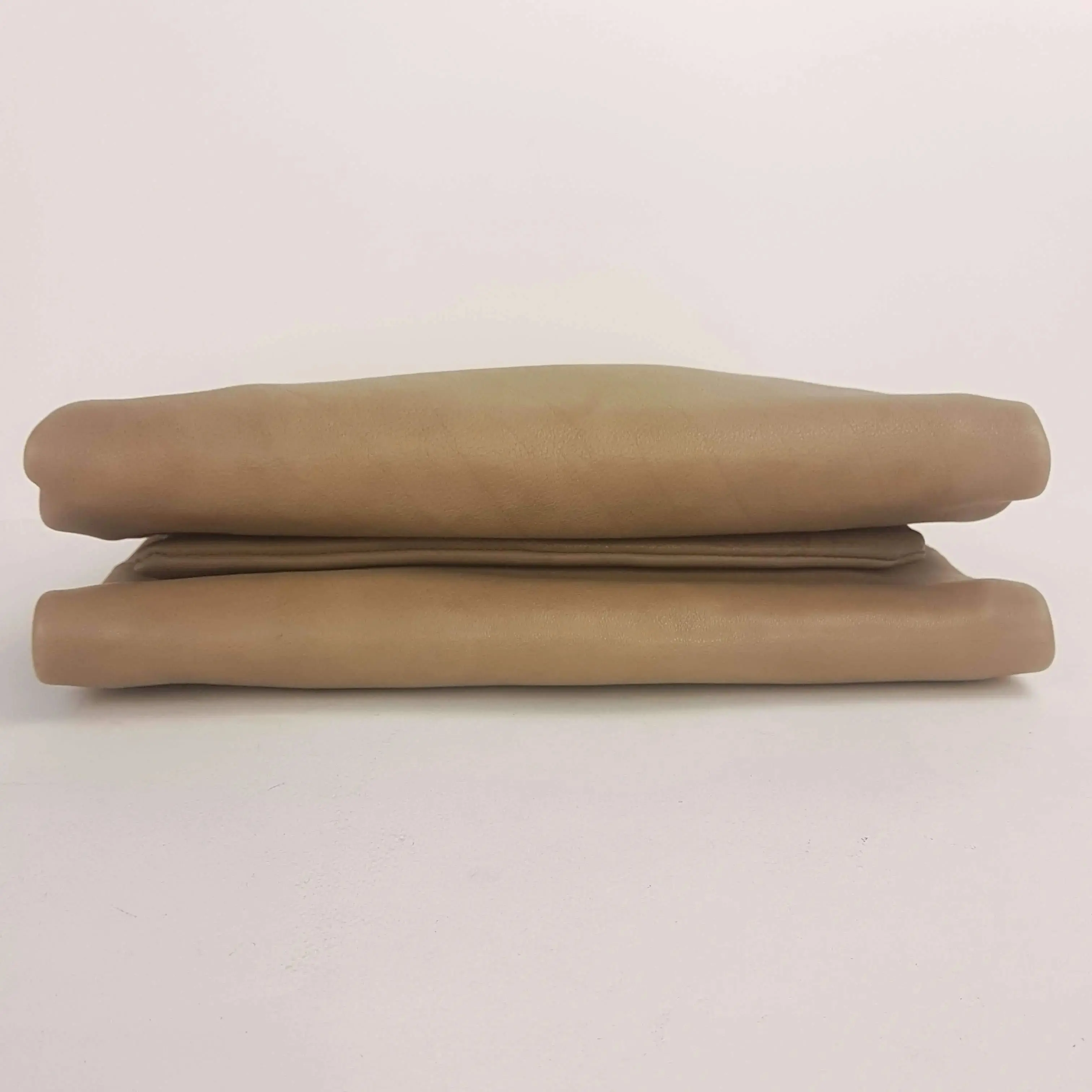 Iceberg Beige Leather Handbag with Chamois parts - Image 7