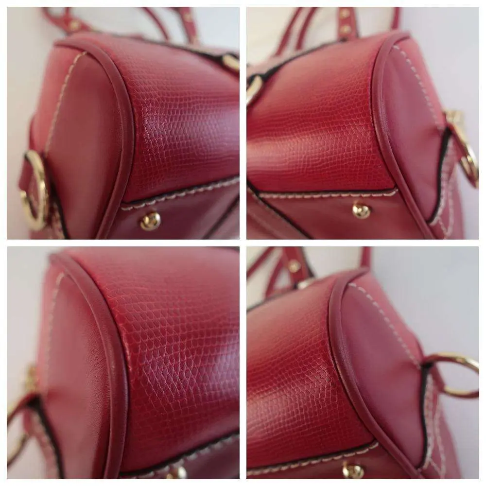 Lancel Medium Size Leather Shoulder Bag - Image 7