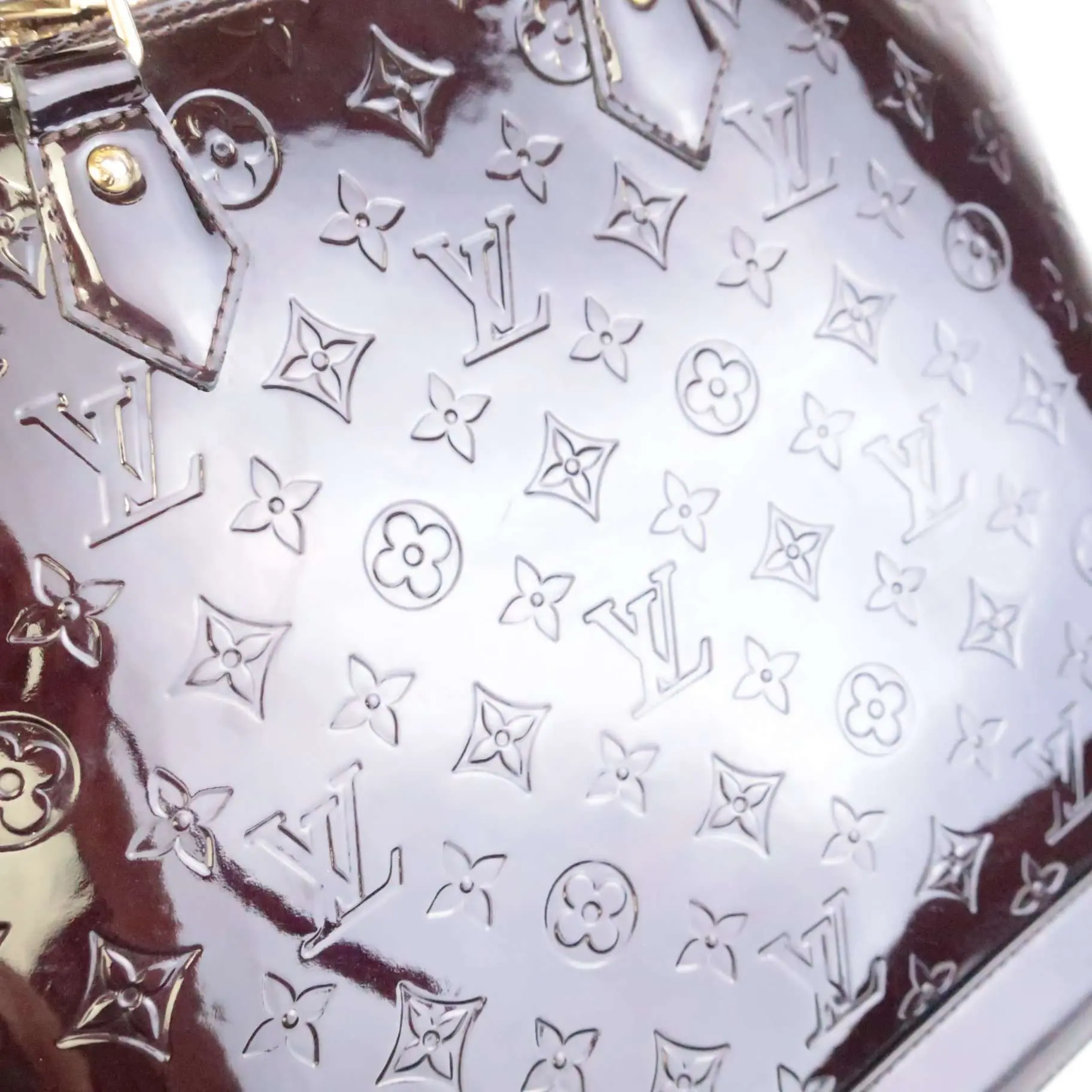 Louis Vuitton Alma MM Vernis Amarante Bag - Image 10