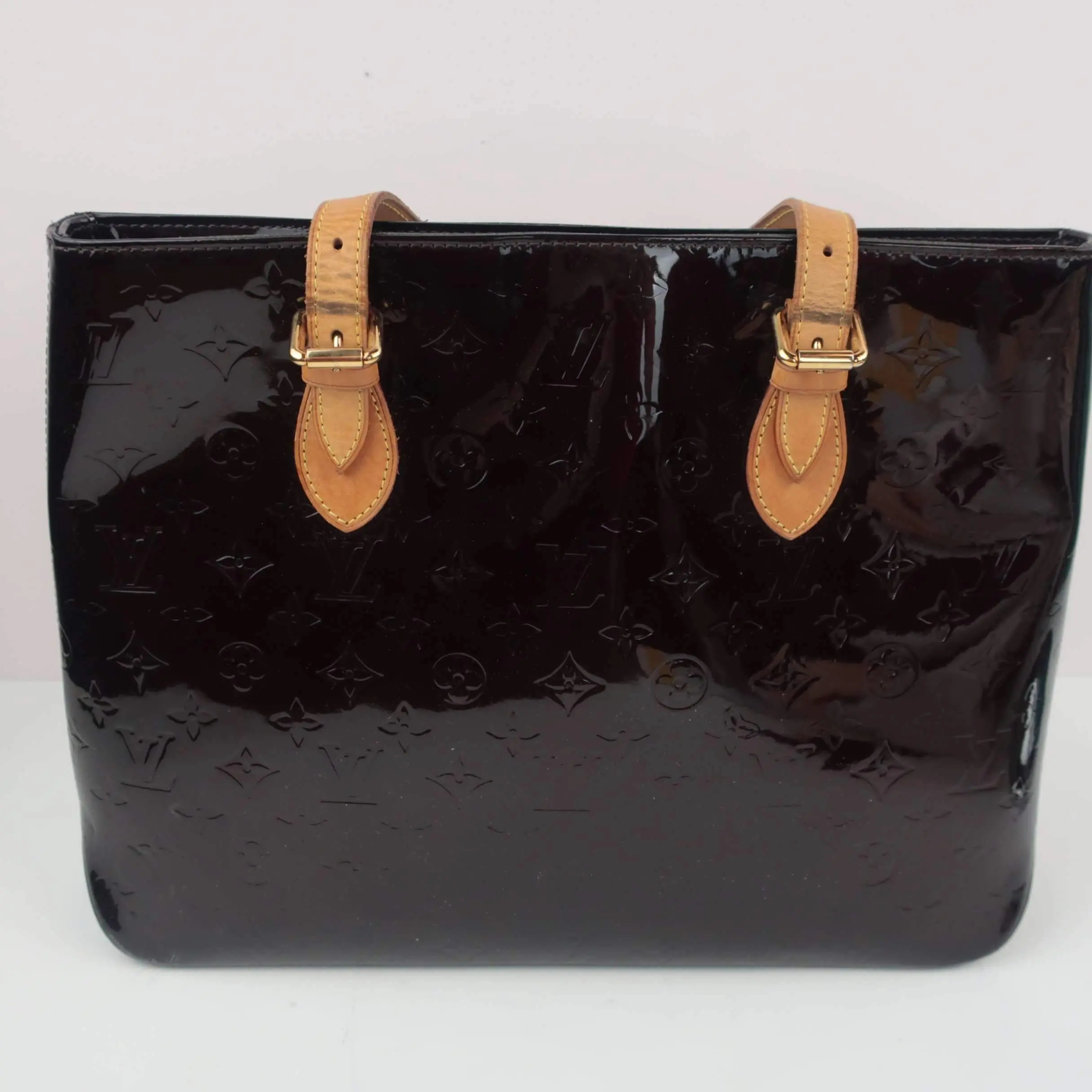 Louis Vuitton Amarante Monogram Vernis Houston Bag - Image 5