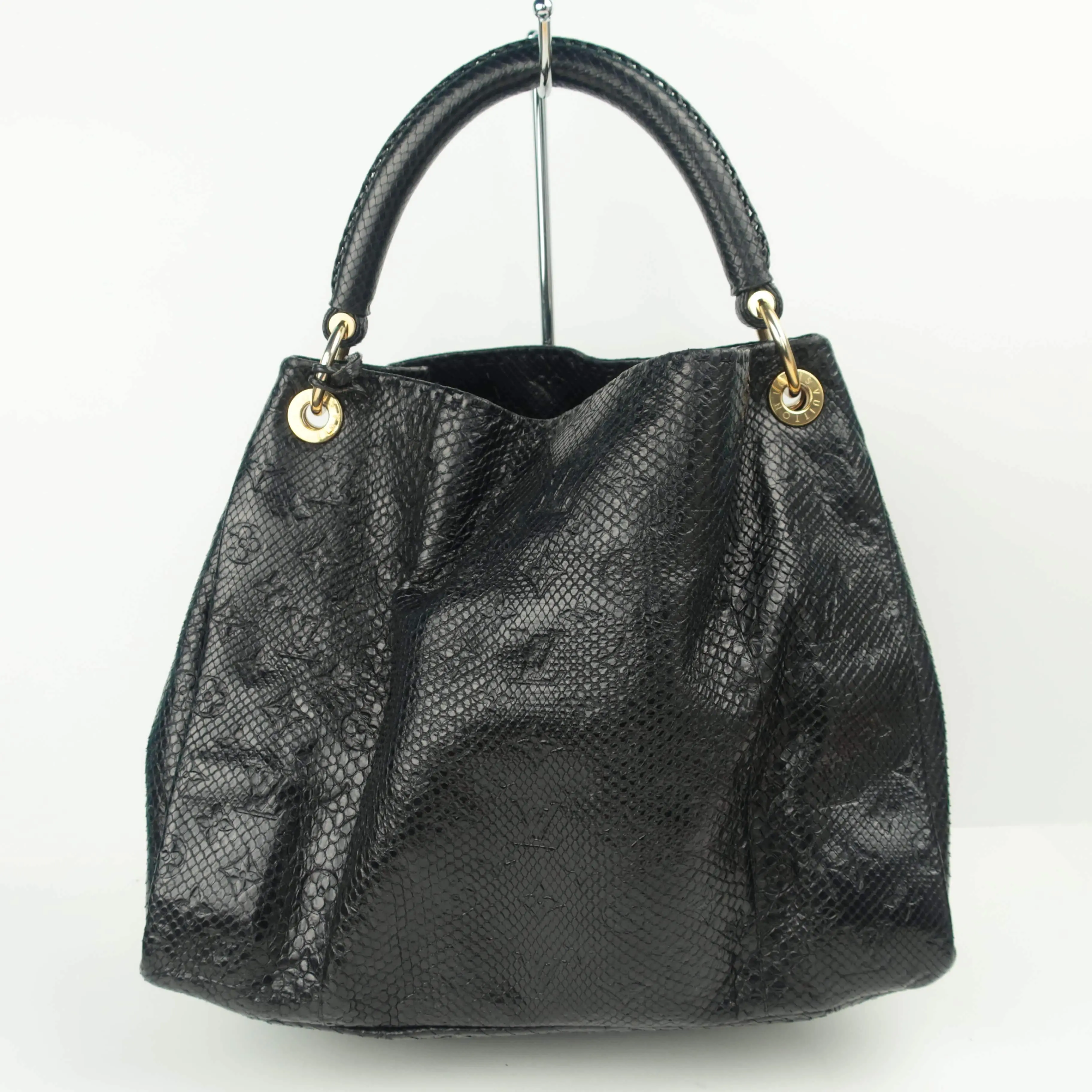 Louis Vuitton Limited Edition Artsy MM Noir Python Bag - Image 19