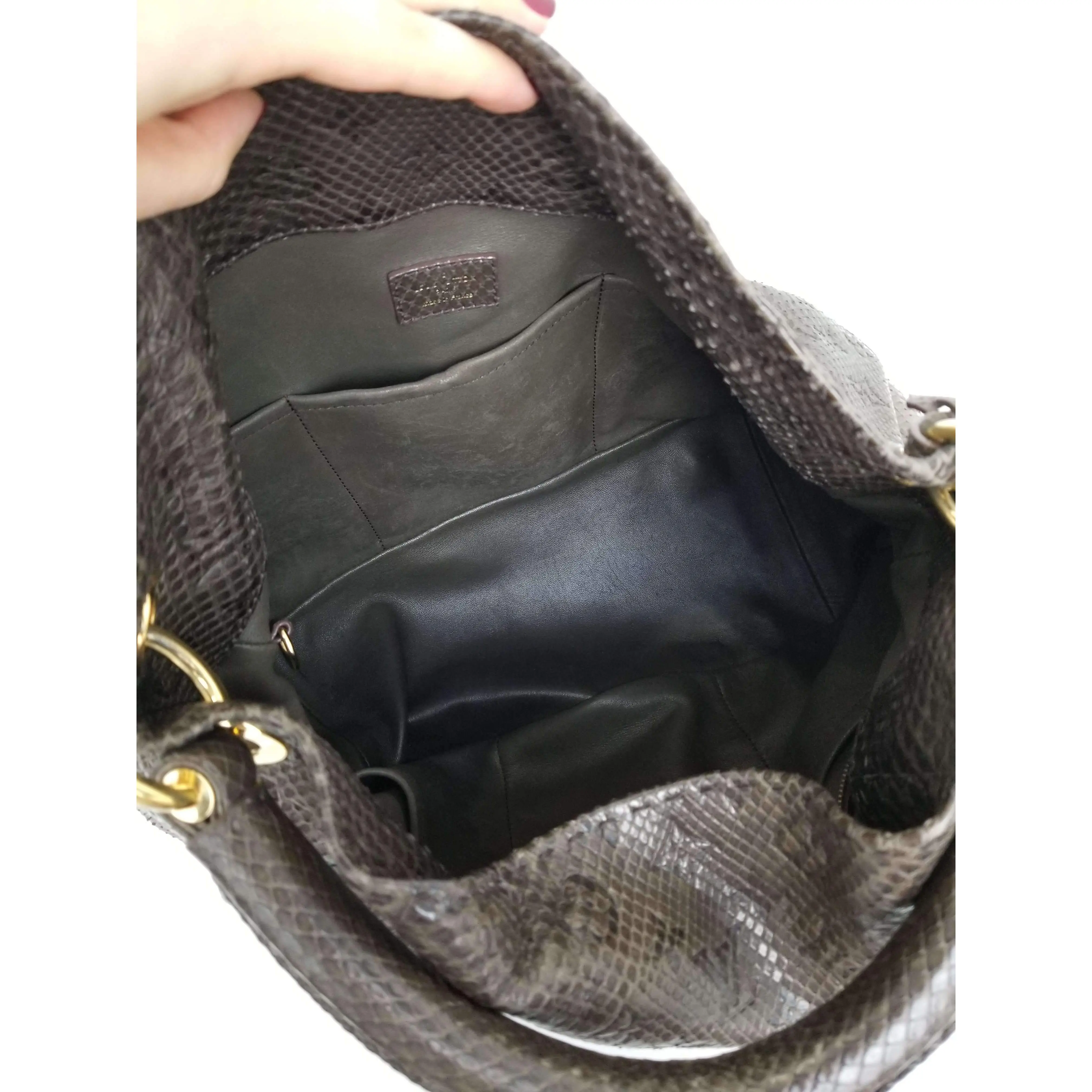 Louis Vuitton Artsy MM Python Bag - Image 12