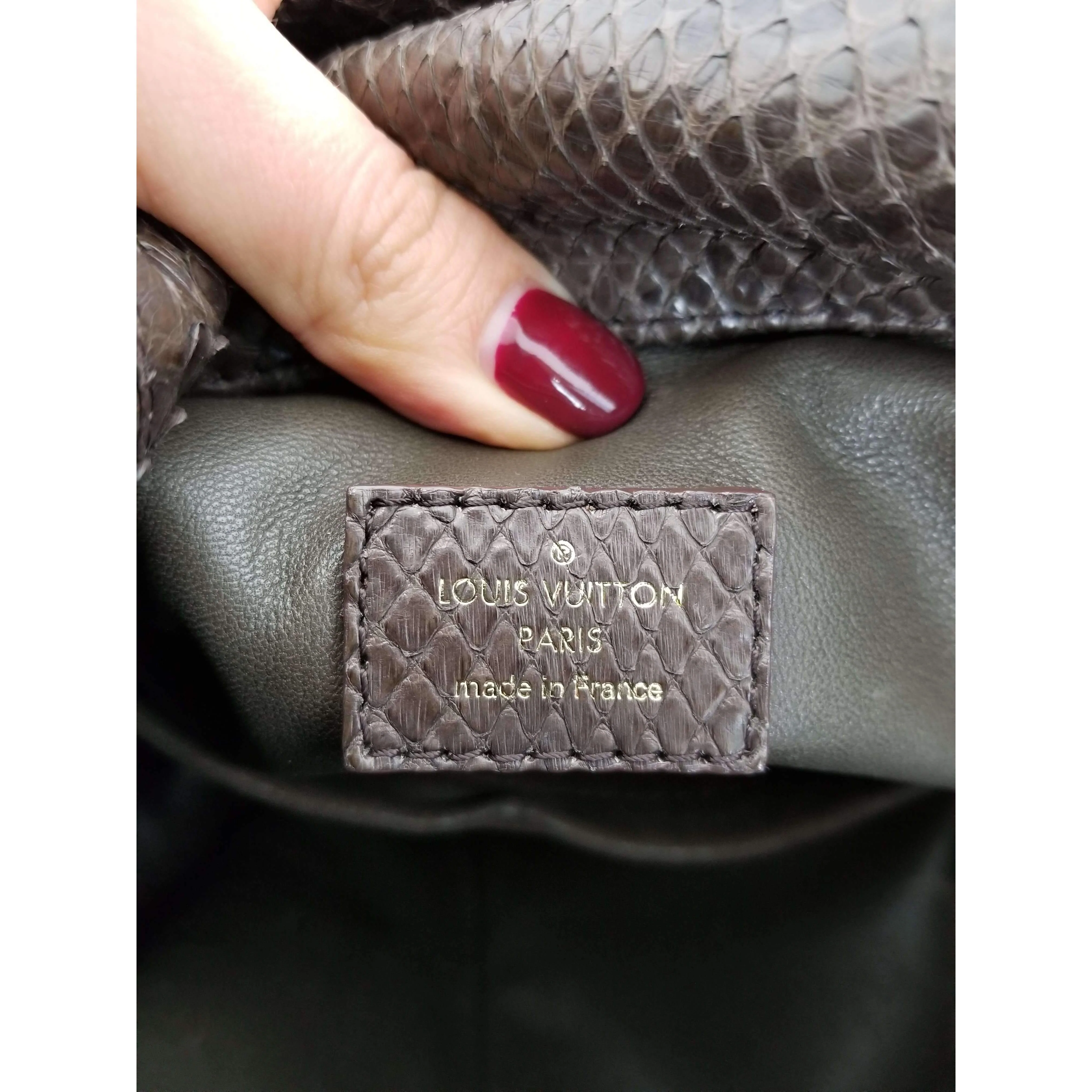 Louis Vuitton Artsy MM Python Bag - Image 13