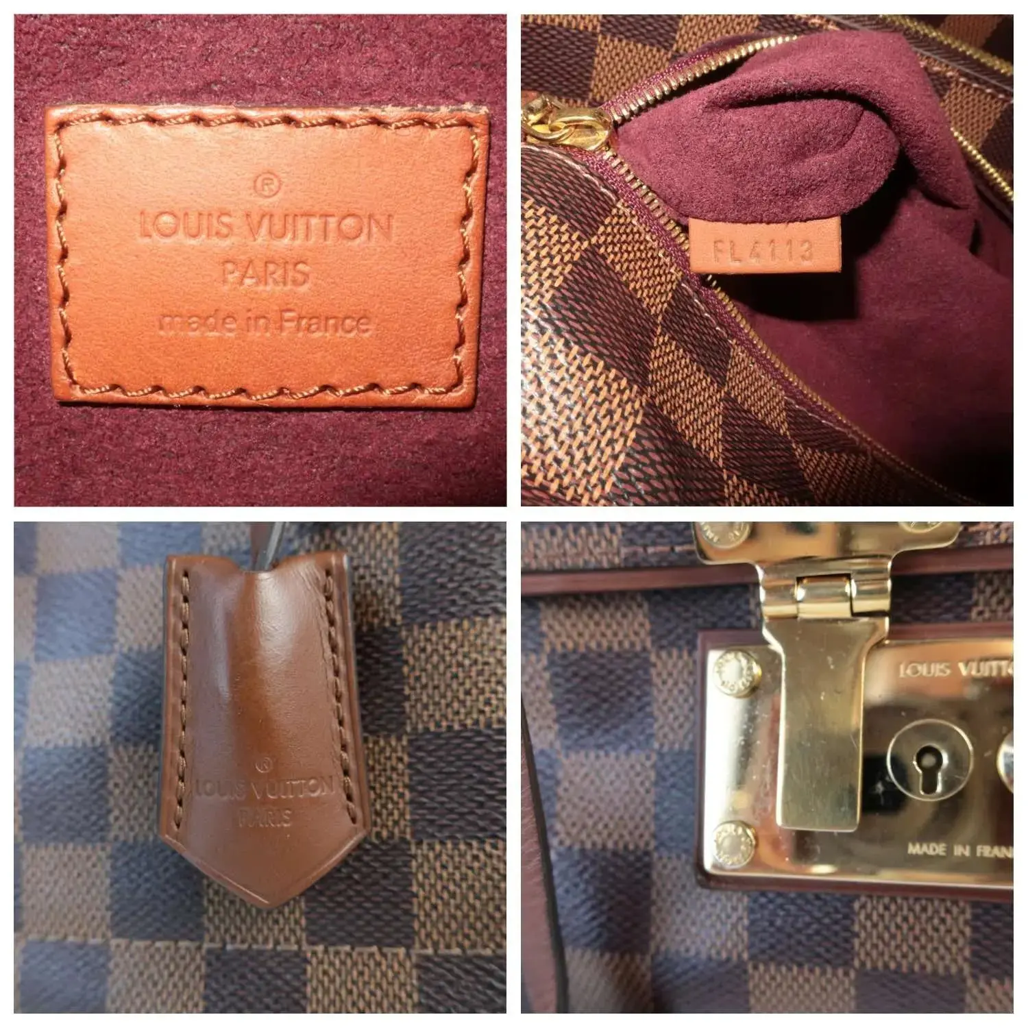 Louis Vuitton Ascot Damier Ebene Bag - Image 7