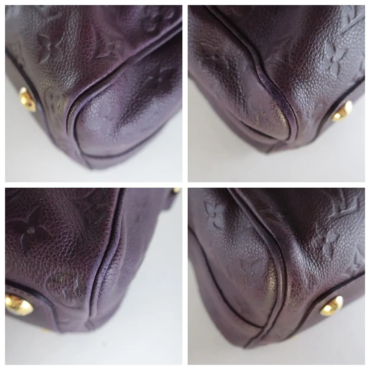 Louis Vuitton Aube/Violet Speedy Bandouliere 25 Empreinte Crossbody Bag - Image 11