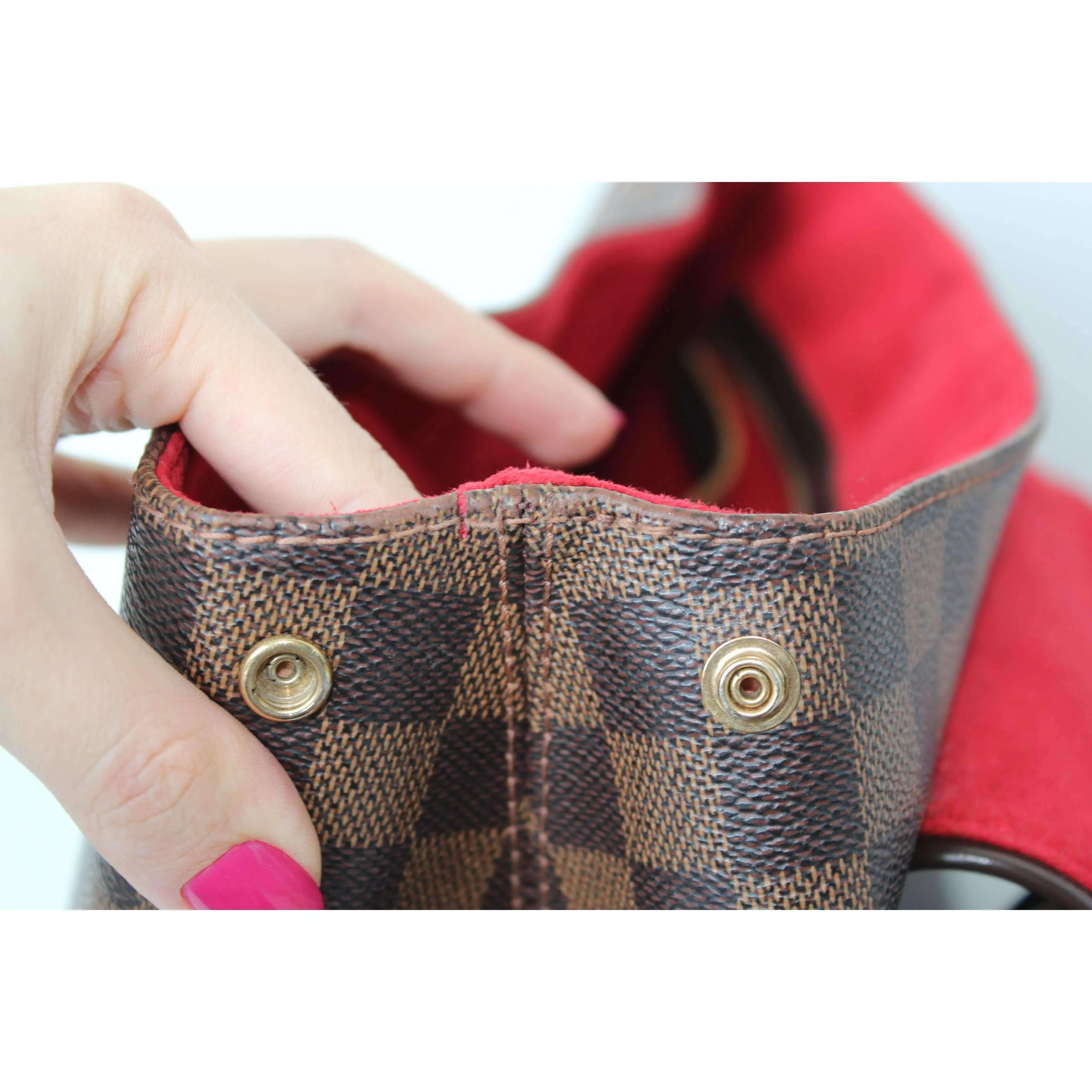 Louis Vuitton Bergamo GM Damier Ebene Bag - Image 6