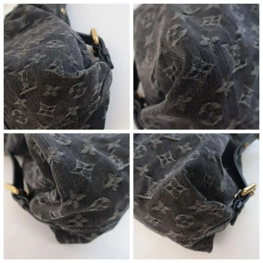Louis Vuitton Black Denim Monogram Denim Neo Cabby MM Bag - Image 10