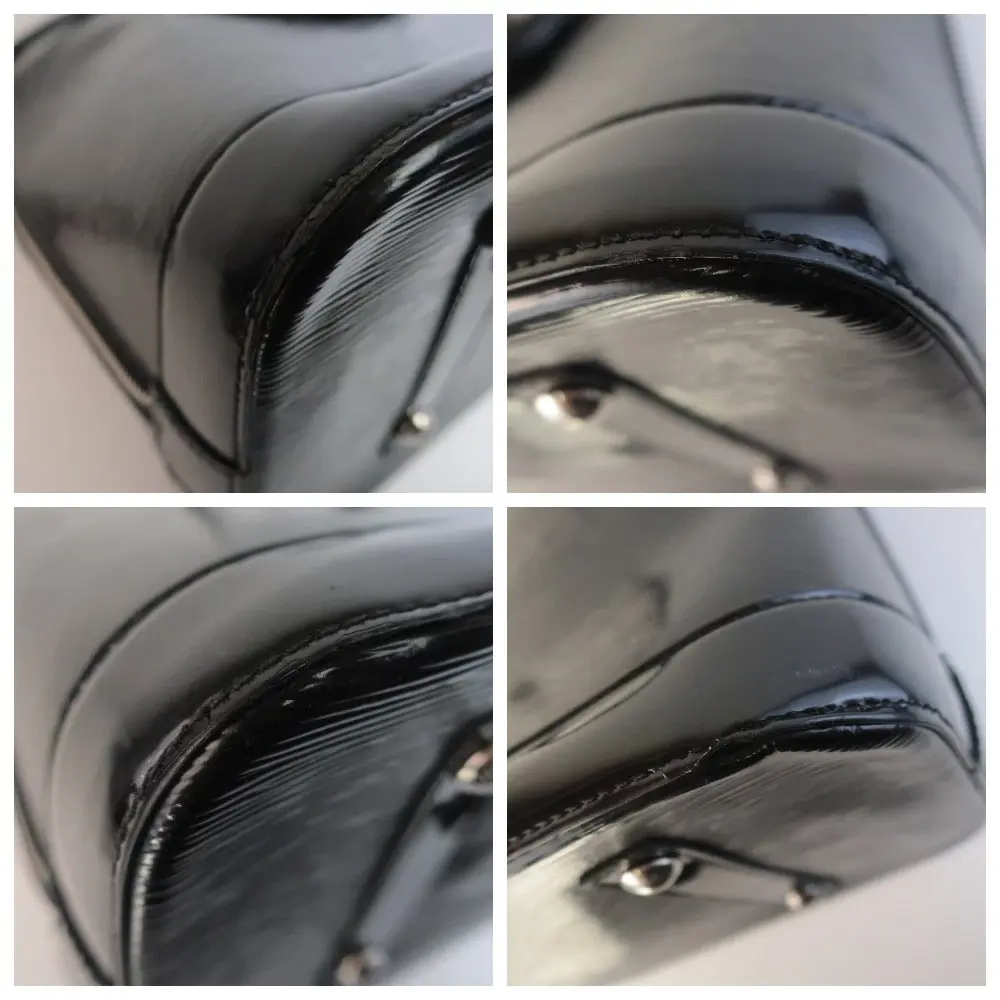 Louis Vuitton Black Epi Electric Leather Alma MM Bag - Image 9