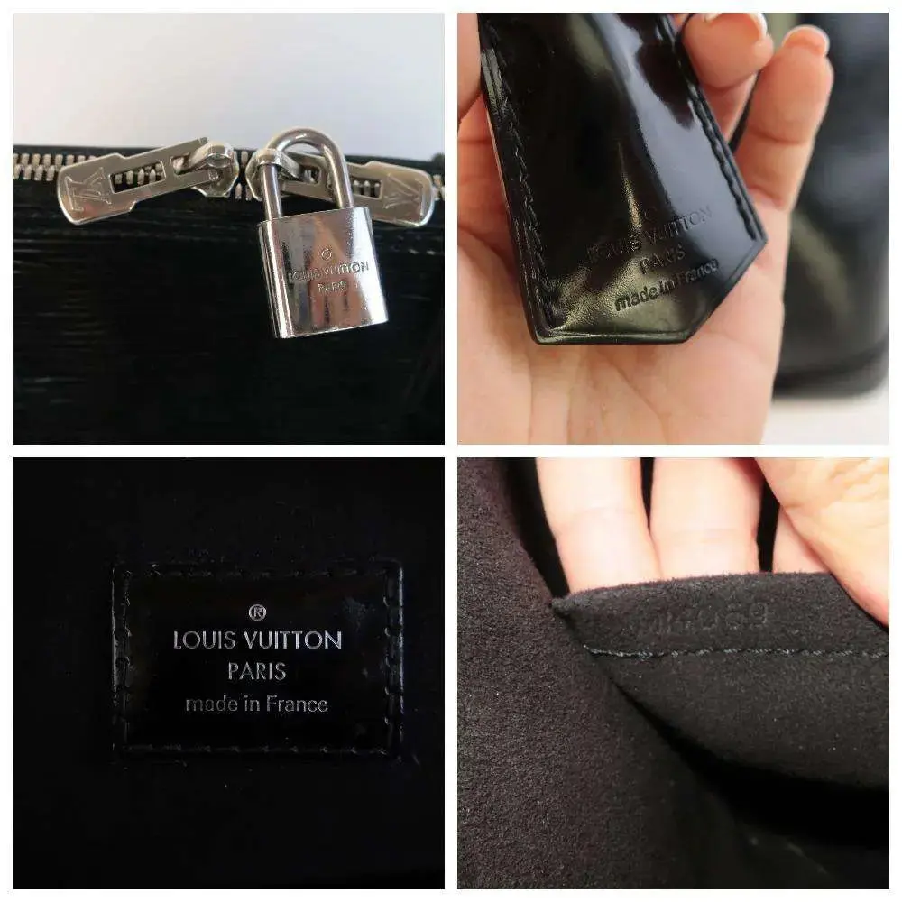 Louis Vuitton Black Epi Electric Leather Alma MM Bag - Image 13
