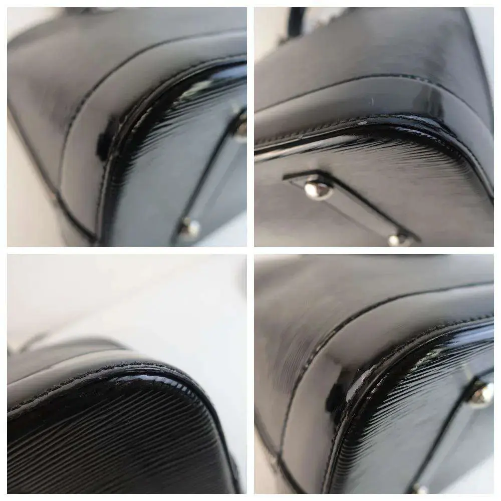 Louis Vuitton Black Epi Electric Leather Alma MM Bag - Image 18
