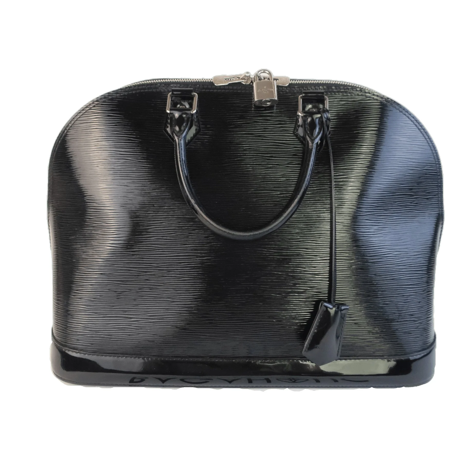 Louis Vuitton Black Epi Electric Leather Alma MM Bag - Image 2