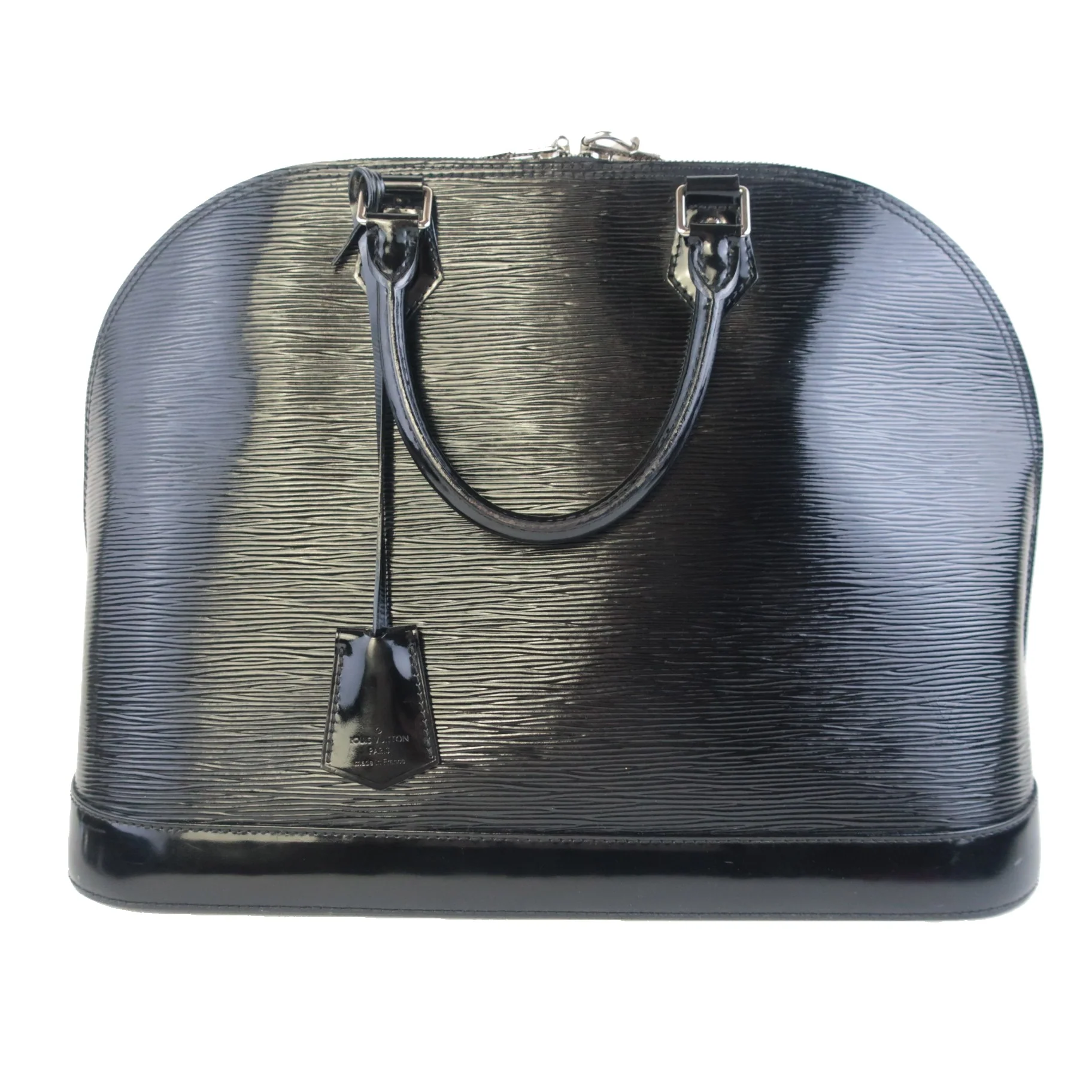 Louis Vuitton Black Epi Electric Leather Alma MM Bag (612) - Image 2