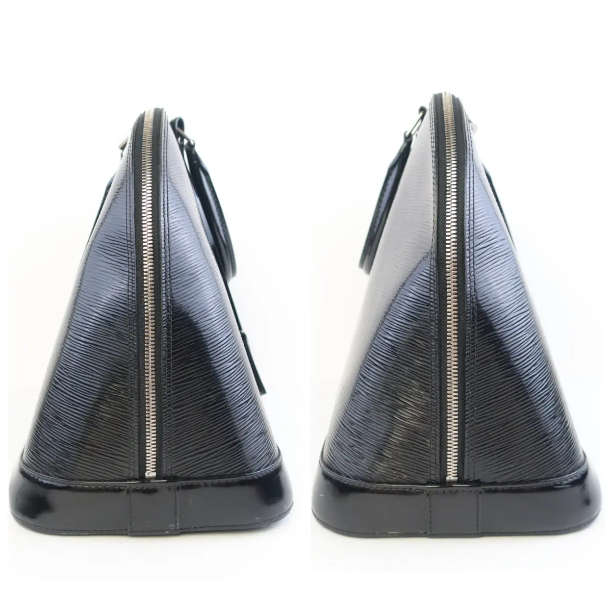 Louis Vuitton Black Epi Electric Leather Alma MM Bag (612) - Image 5